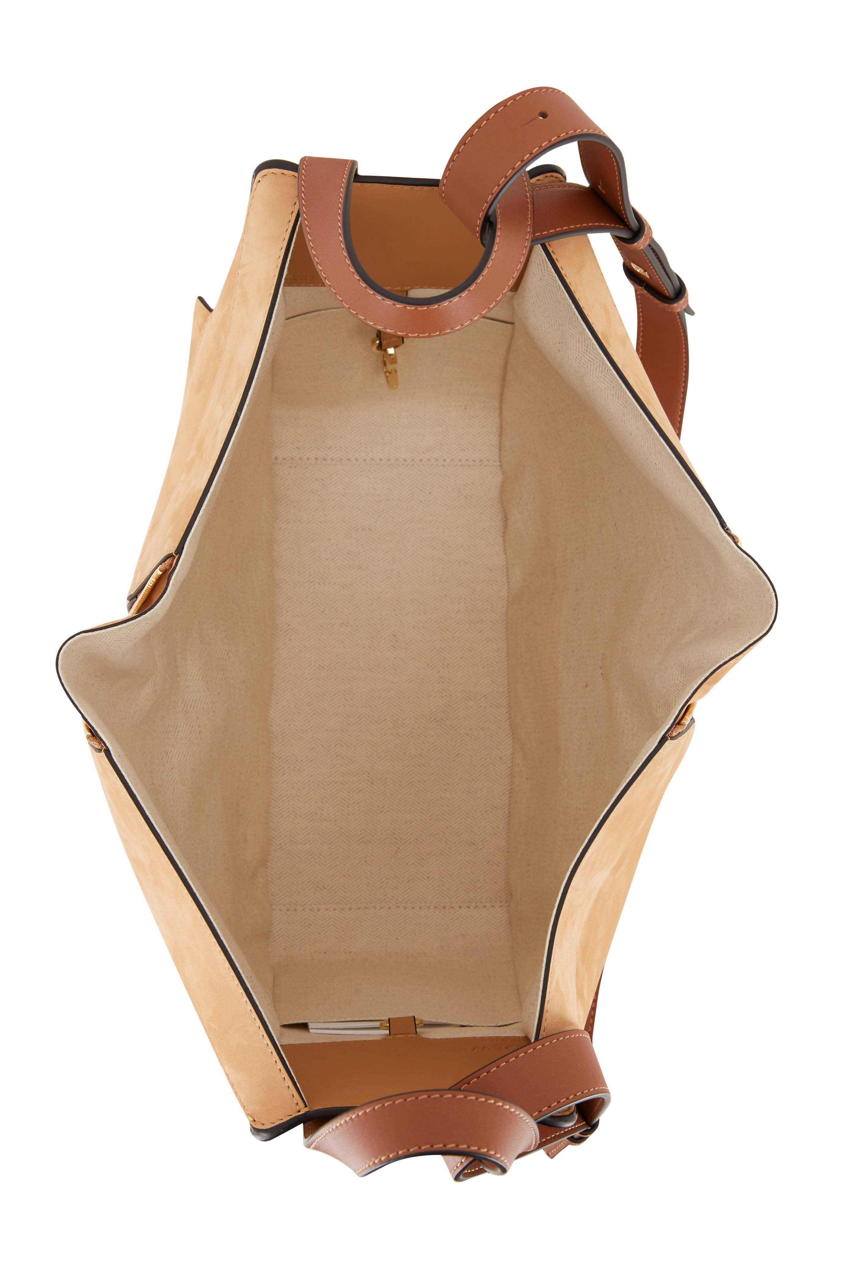 Calf×Suede ☆LOEWE☆HAMMOCK S 2wayバッグ MILK/WARM DESERT♪ Loewe - Hammock Milk & Warm Desert Small Shoulder Bag