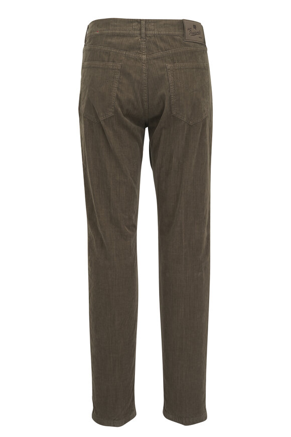 Marco Pescarolo - Tan Velour Corduroy Five Pocket Pant 