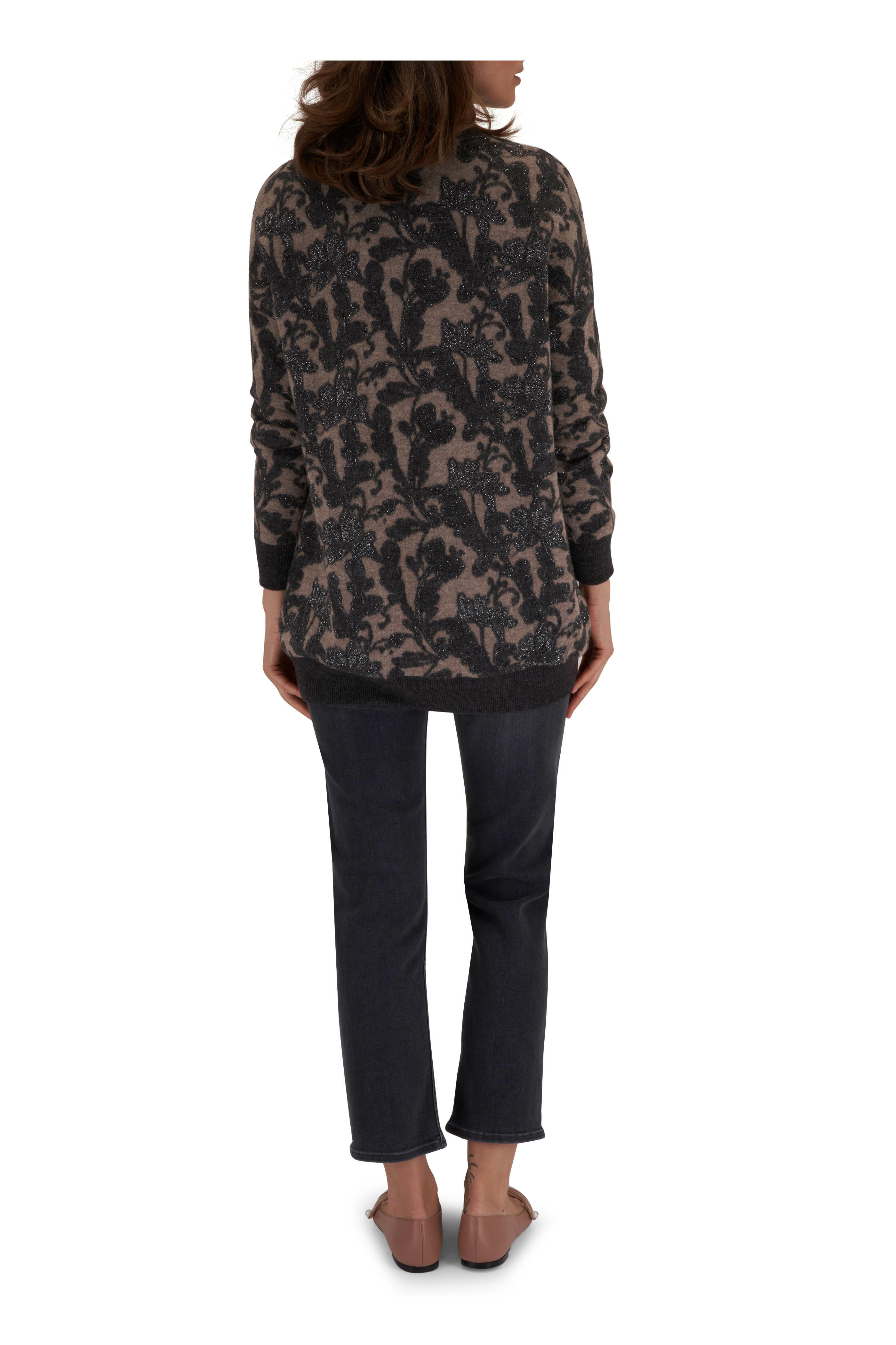 Cardigan En Lurex Bronze D.Exterior - Taille S - Occasion Très Bon état - Légères Traces D'usure - Style Décontracté Chic