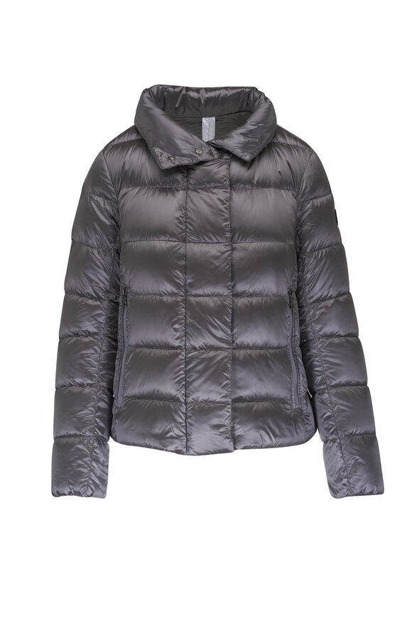 Bogner Leslie Gray Short Down Puffer Jacket 