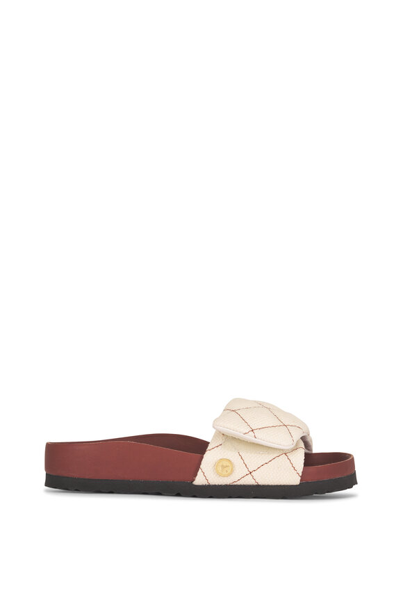 1774 Birkenstock Sylt Cinnamon Canvas Slide - view 3