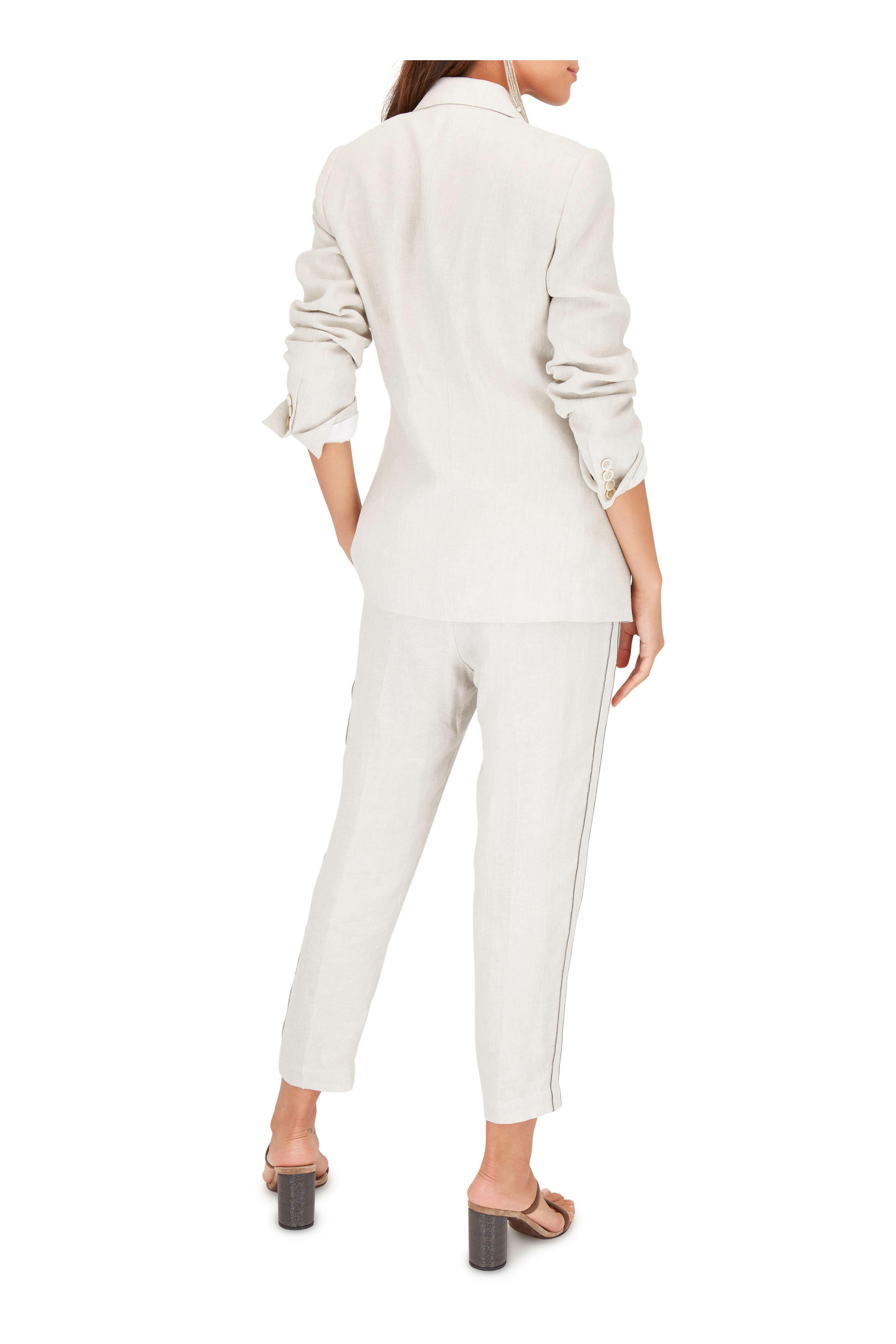 BRUNELLO CUCINELLI アイボリー ジャケット 42 BRUNELLO CUCINELLI アイボリー ジャケット 42 Brunello