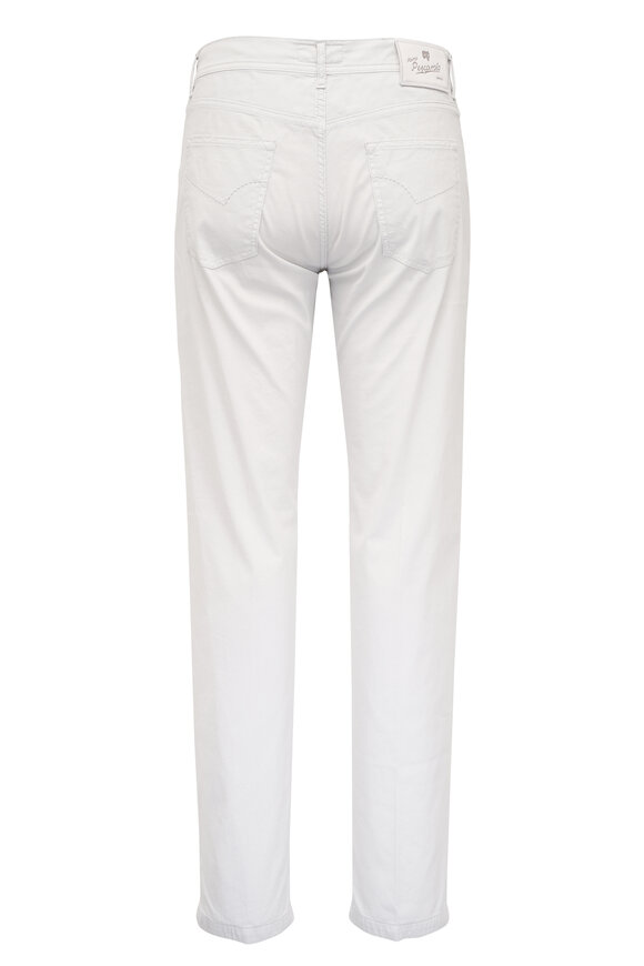 Marco Pescarolo Beige Cotton & Silk Five Pocket Pant - view 2