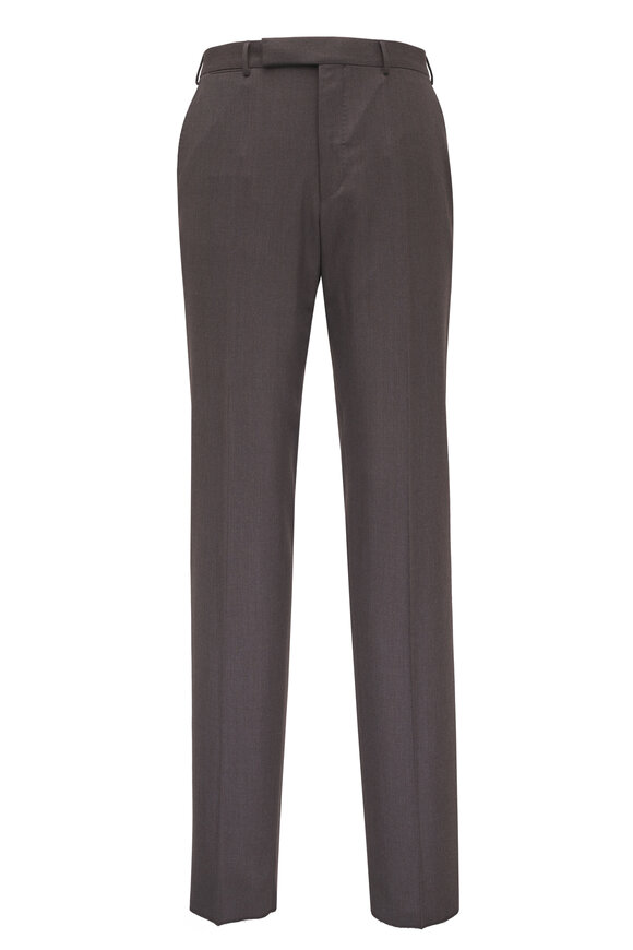 Zegna - Trofeo Black Wool Pant | Mitchell Stores