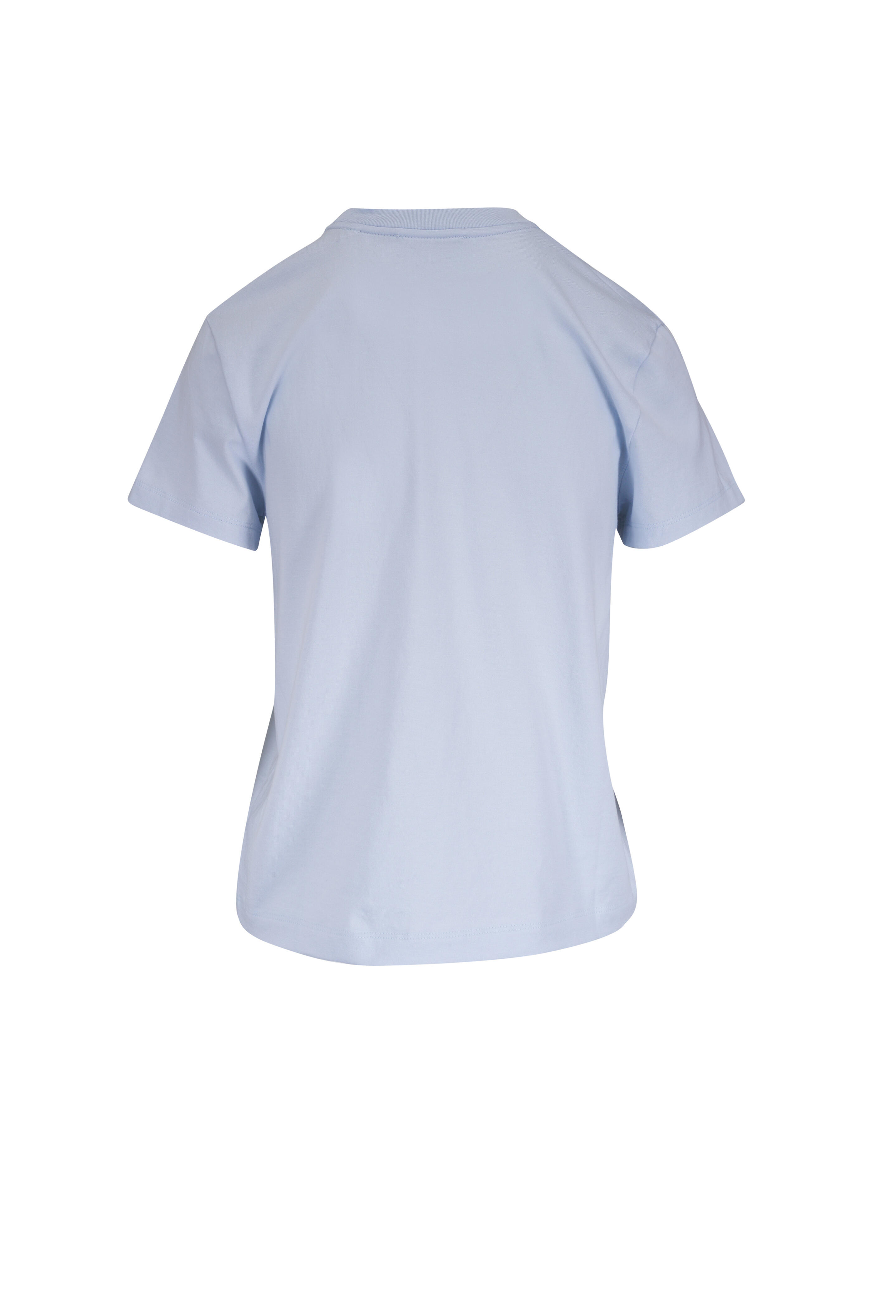 Vince - Sky Powder Pima Cotton Crew Neck T-Shirt