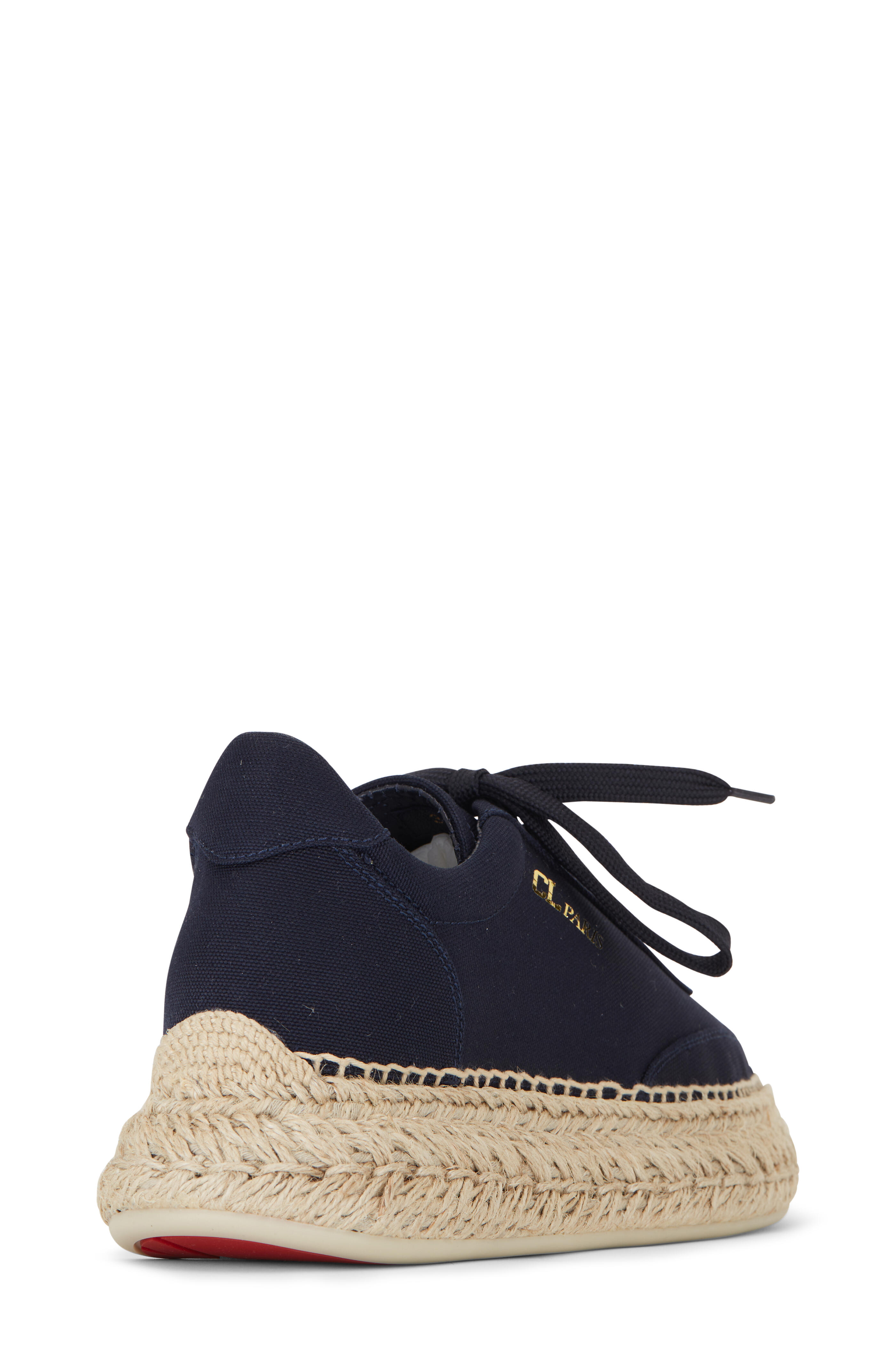Christian Louboutin - Espasneak Navy Blue Canvas Sneaker