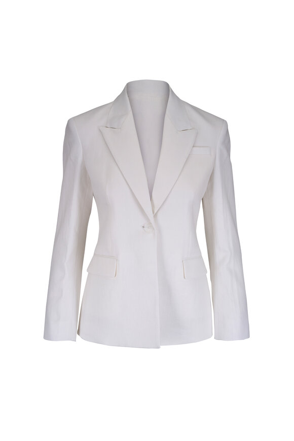 TWP Jasper Ivory Linen Blazer - view 1