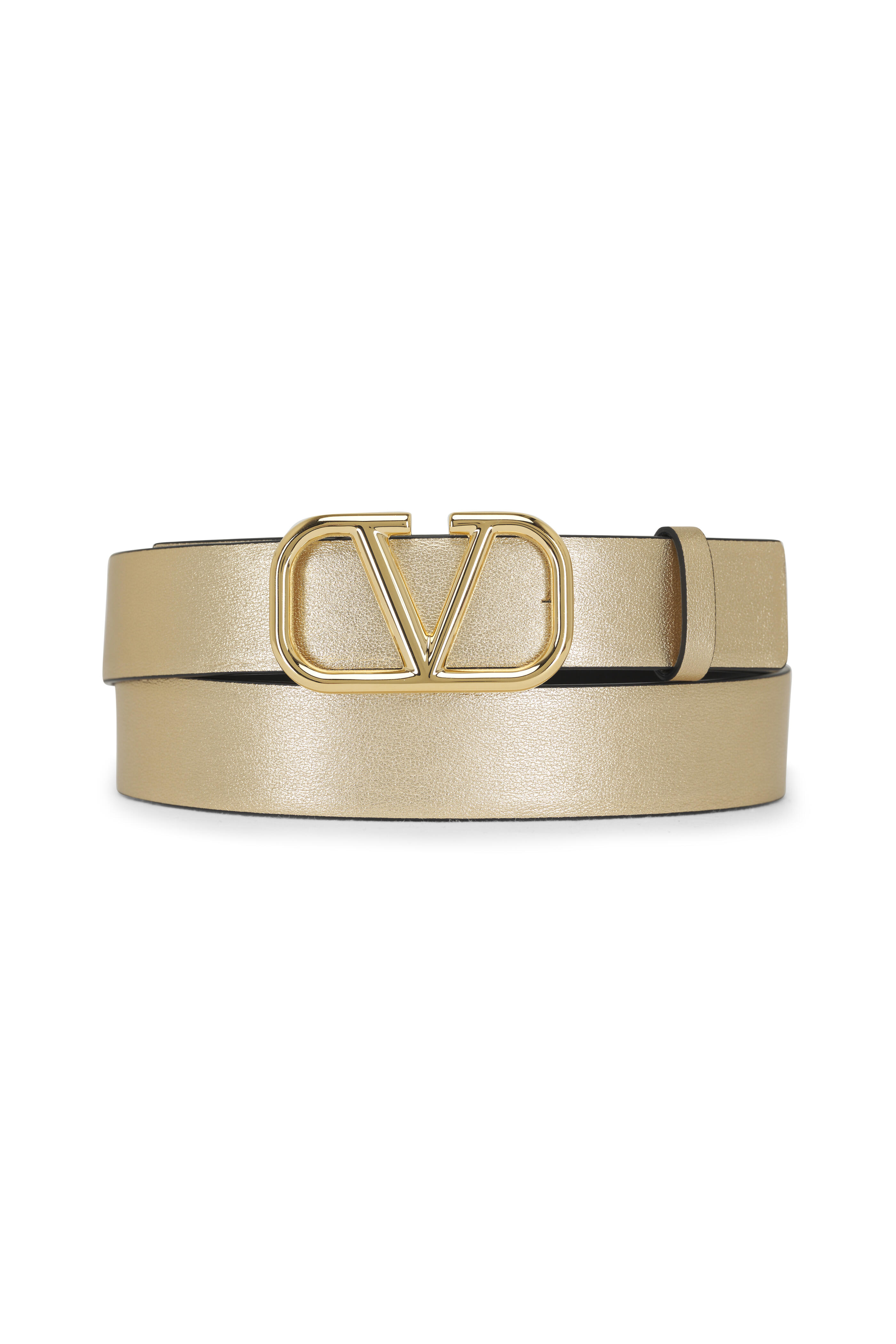 ベルト VALENTINO BELT (5W0T0SJ4ECK 249) Valentino Garavani Black Leather Belt | italist