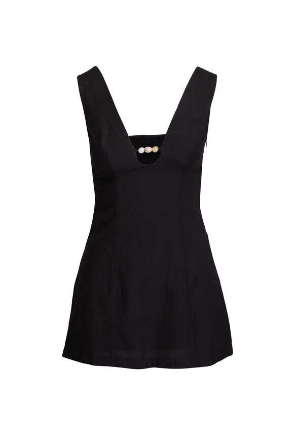 Lspace Magnolia Black Mini Dress - view 1