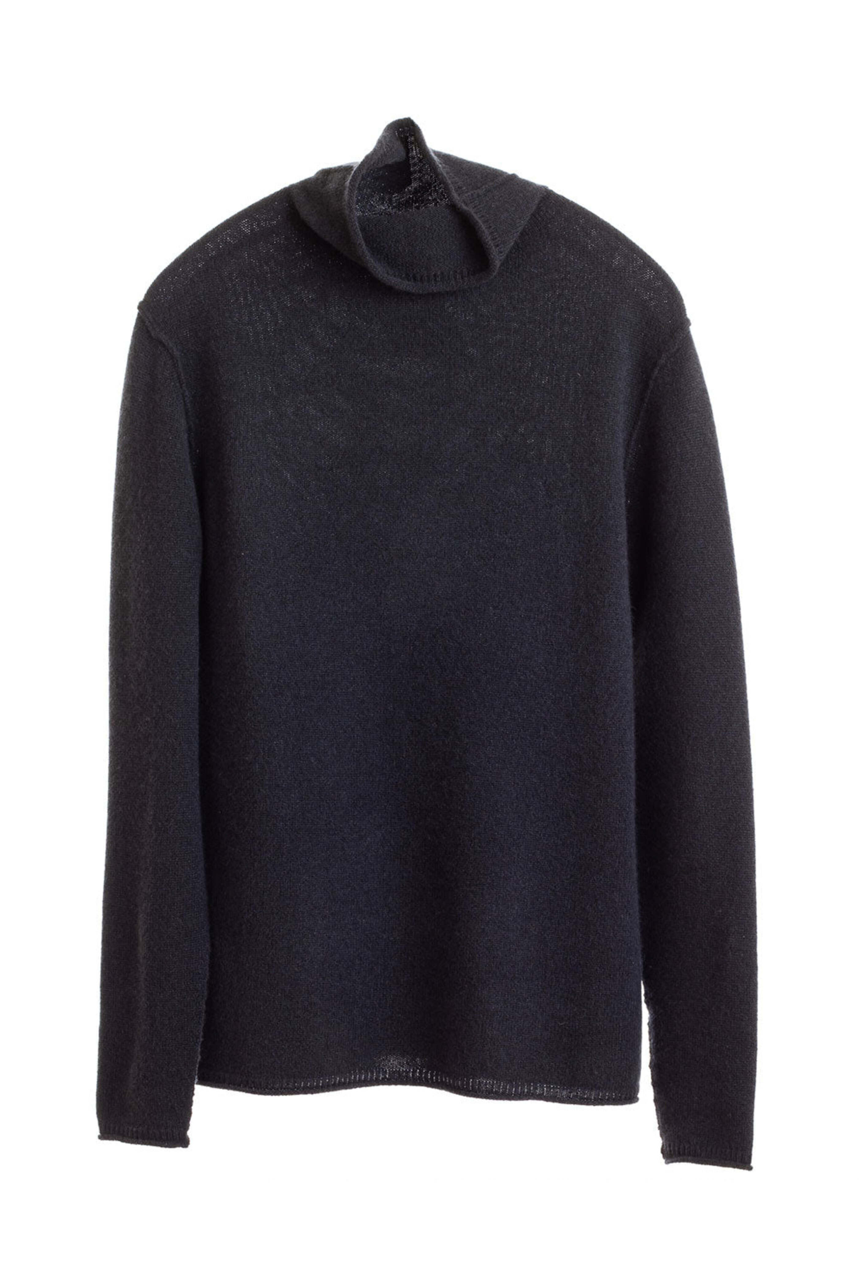 Paychi Guh - Navy Cozy Luxe Funnel Neck Sweater