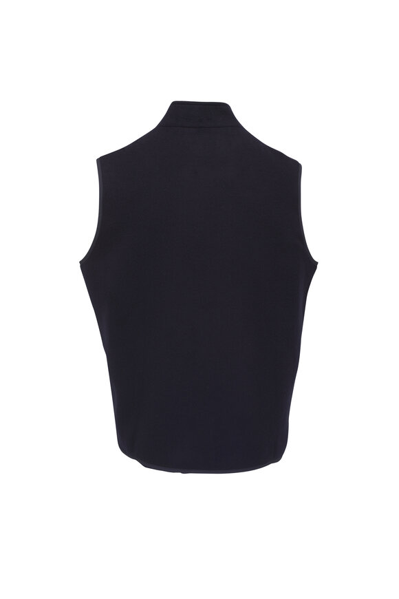 Peter Millar Crown Flex Navy Blue Wool Vest - view 4
