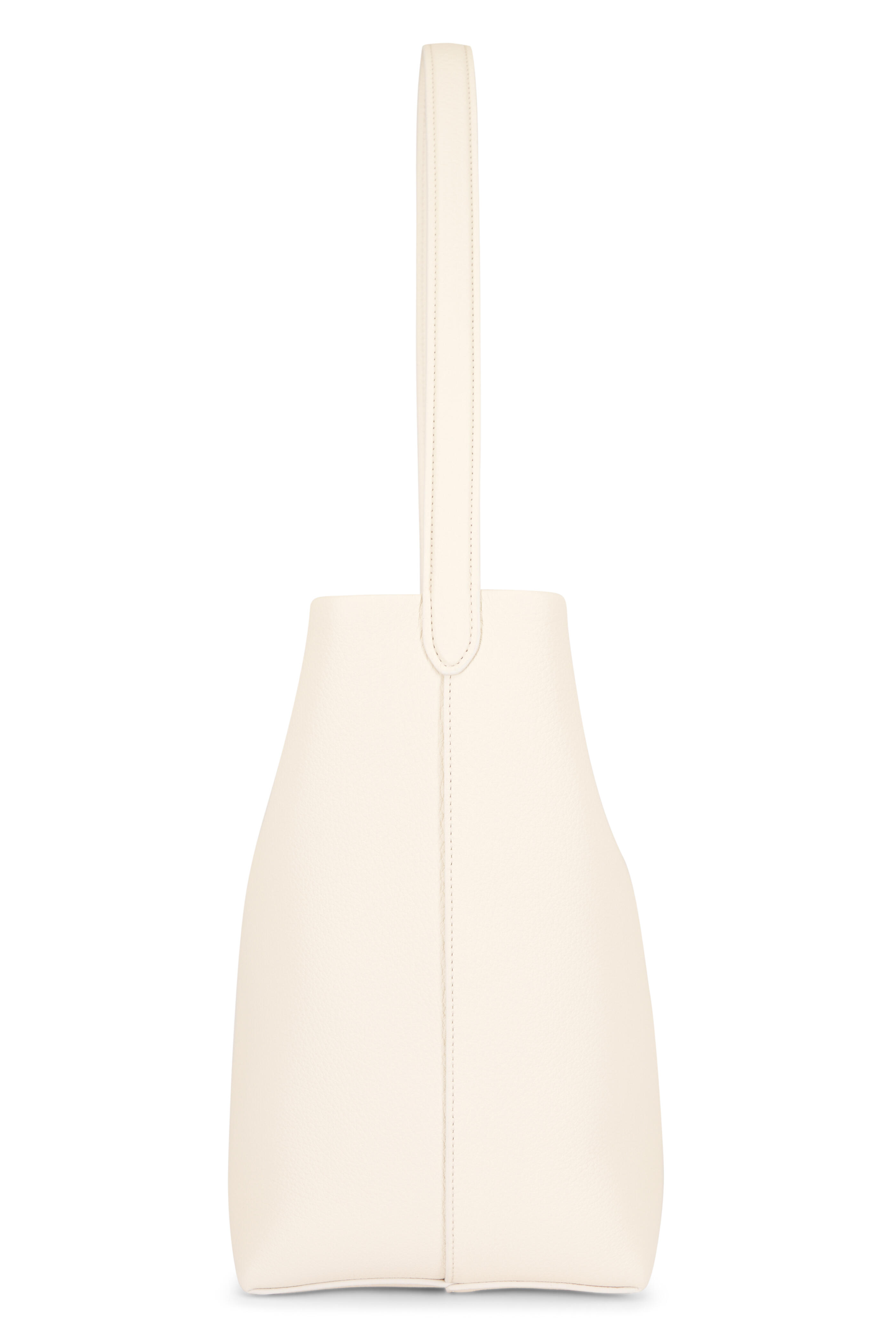 The Row - Medium N/S Park Ivory Leather Tote