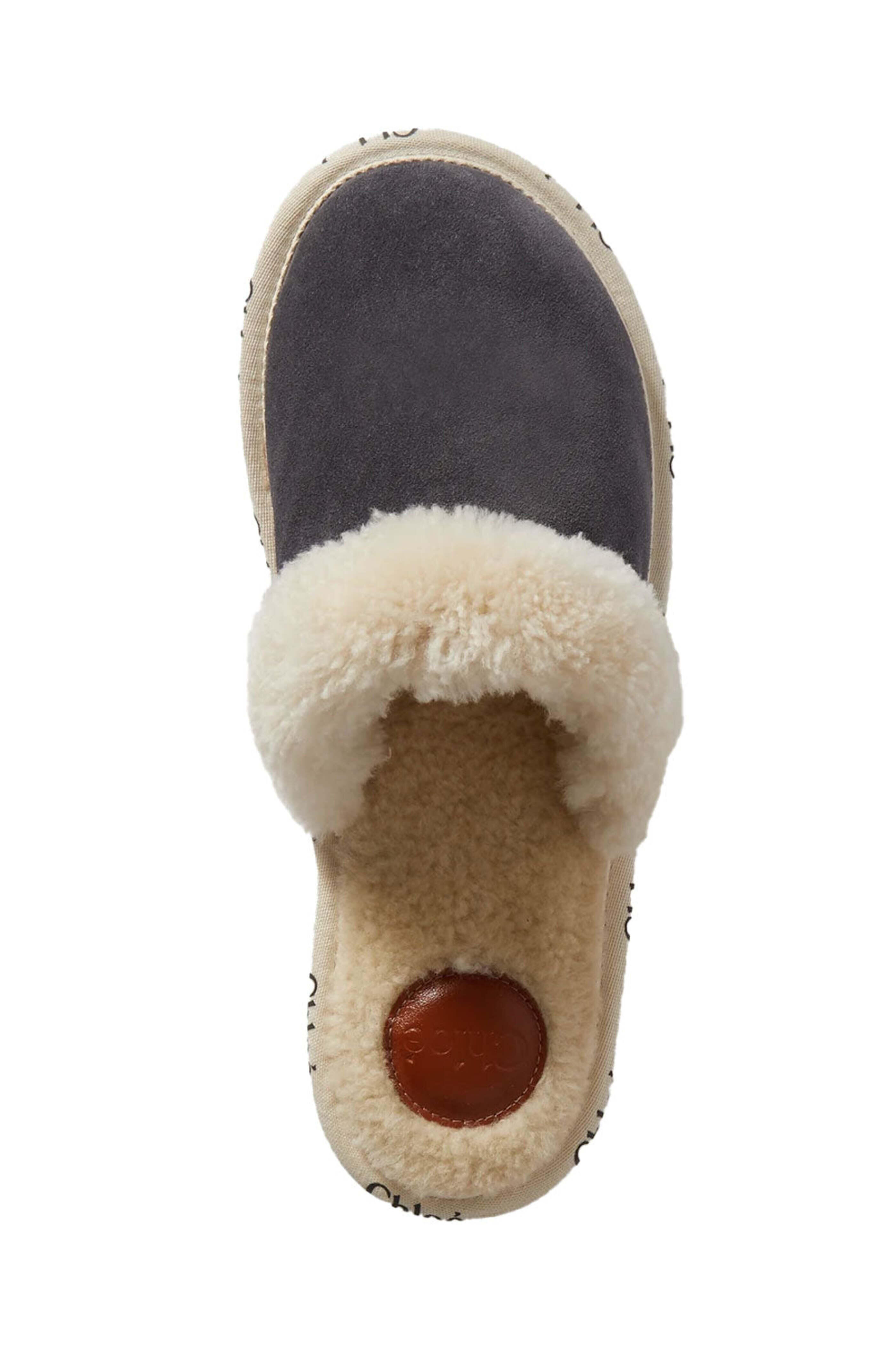 Chloé - Somber Grey Woody Slipper