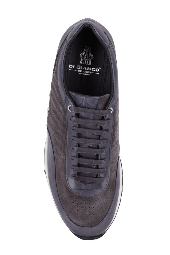 Di Bianco - Daytona Gray Suede & Leather Runner