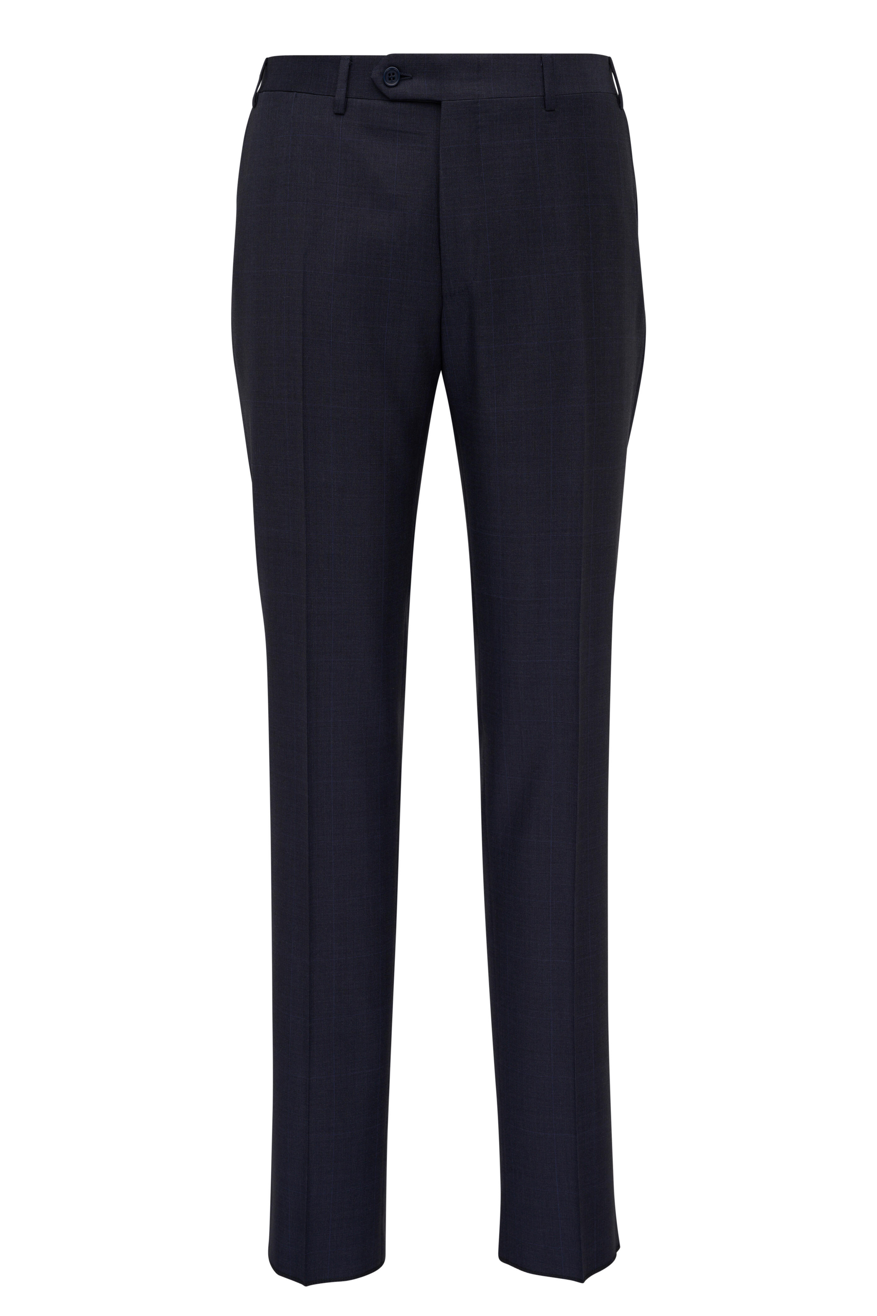 Canali - Siena Medium Blue Tonal Plaid Wool Suit