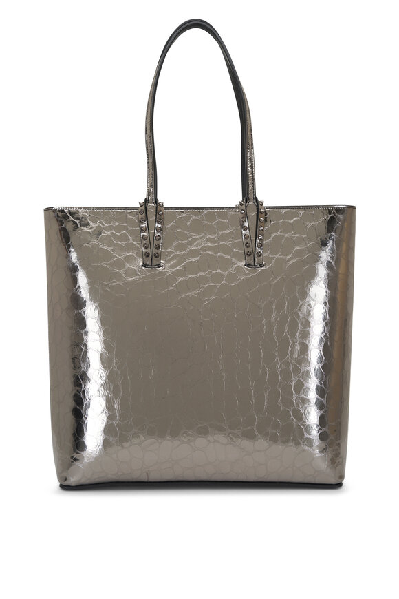 Christian Louboutin - Cabata Anthracite Embossed N/S Tote