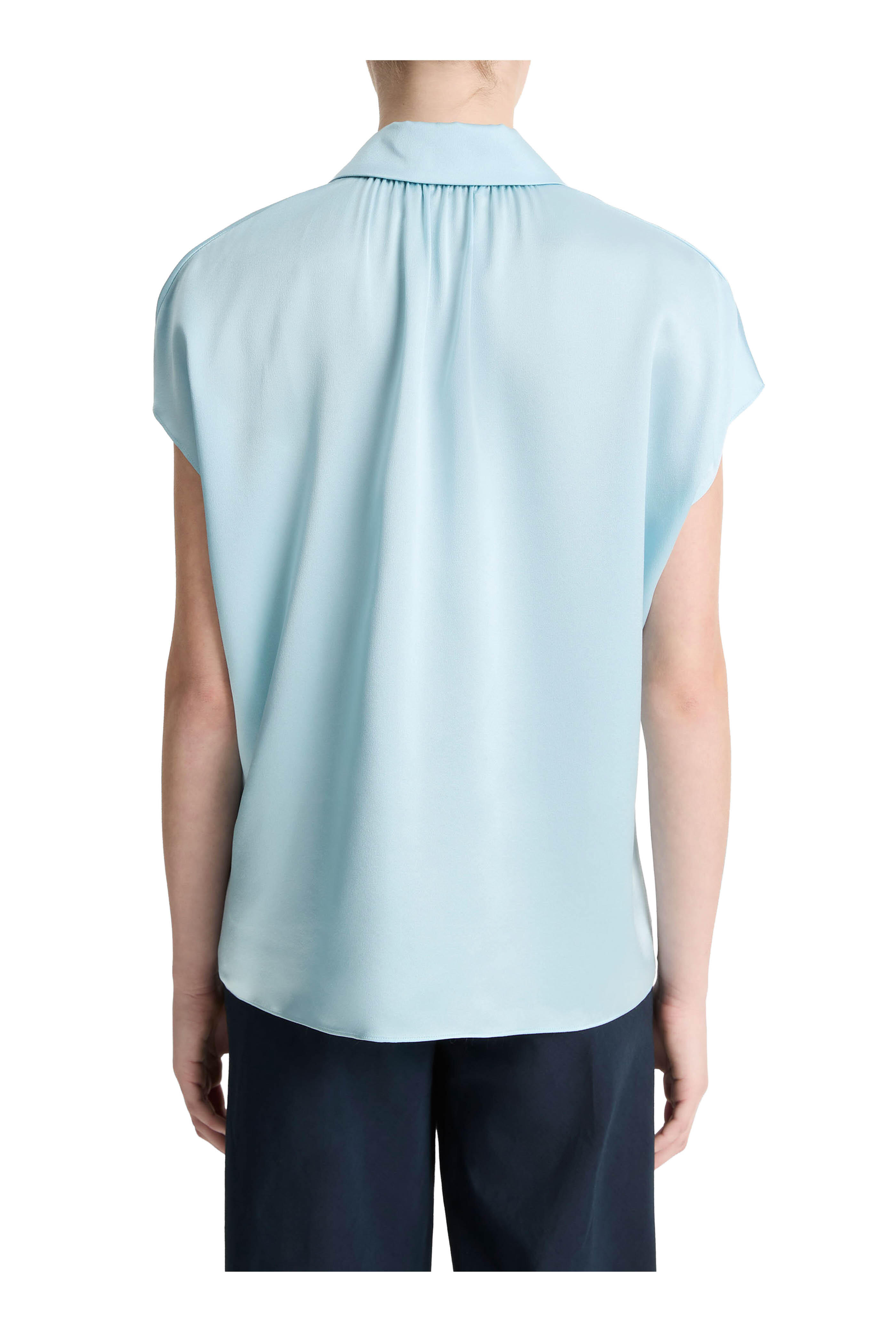 Vince - Celeste Cap Sleeve Silk Top