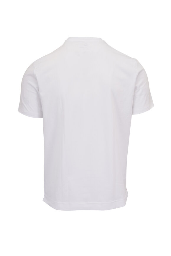 Emanuel Berg - White 4Flex Cotton Stretch T-Shirt