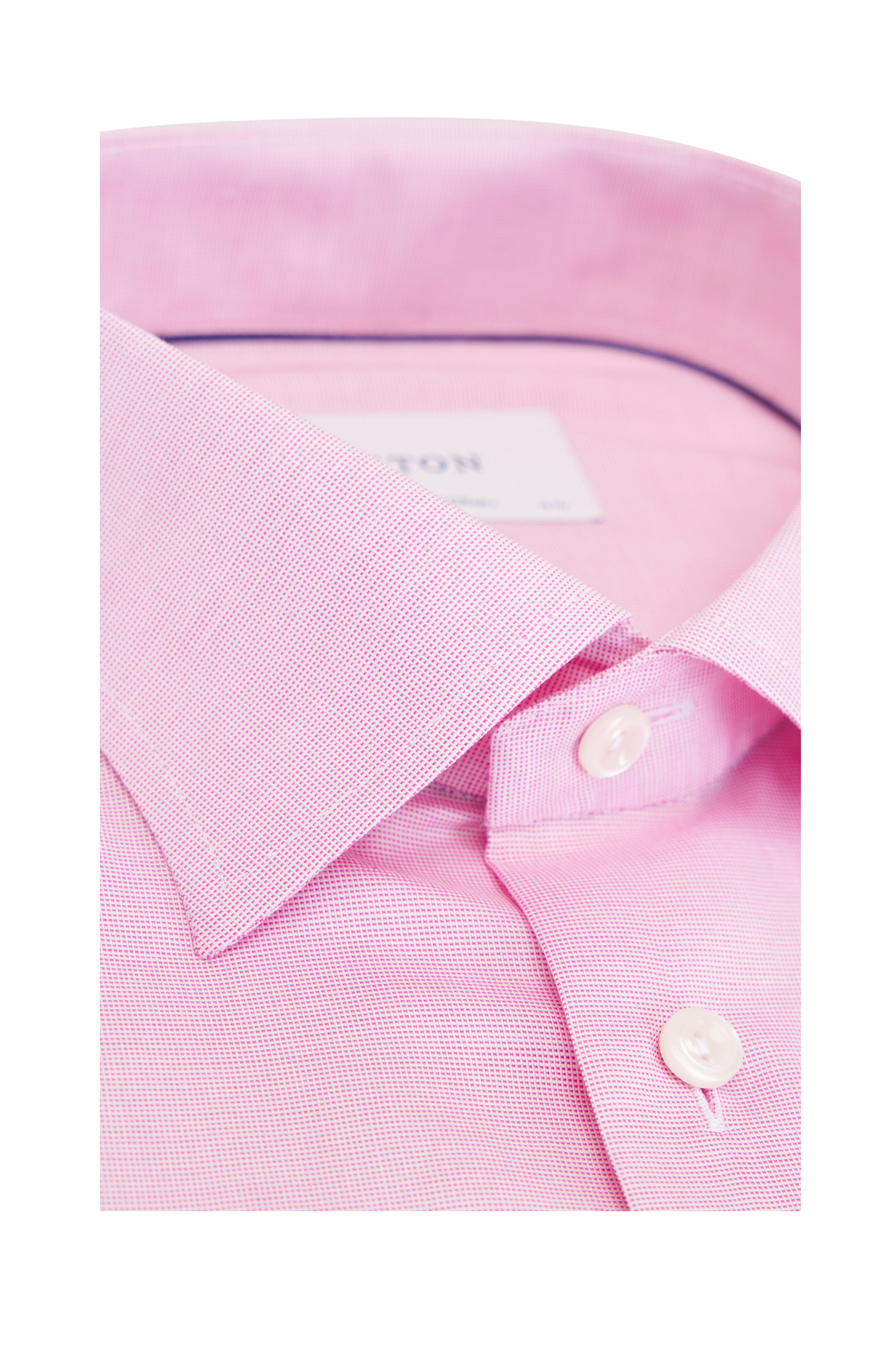 Eton - Pink Cotton Dress Shirt