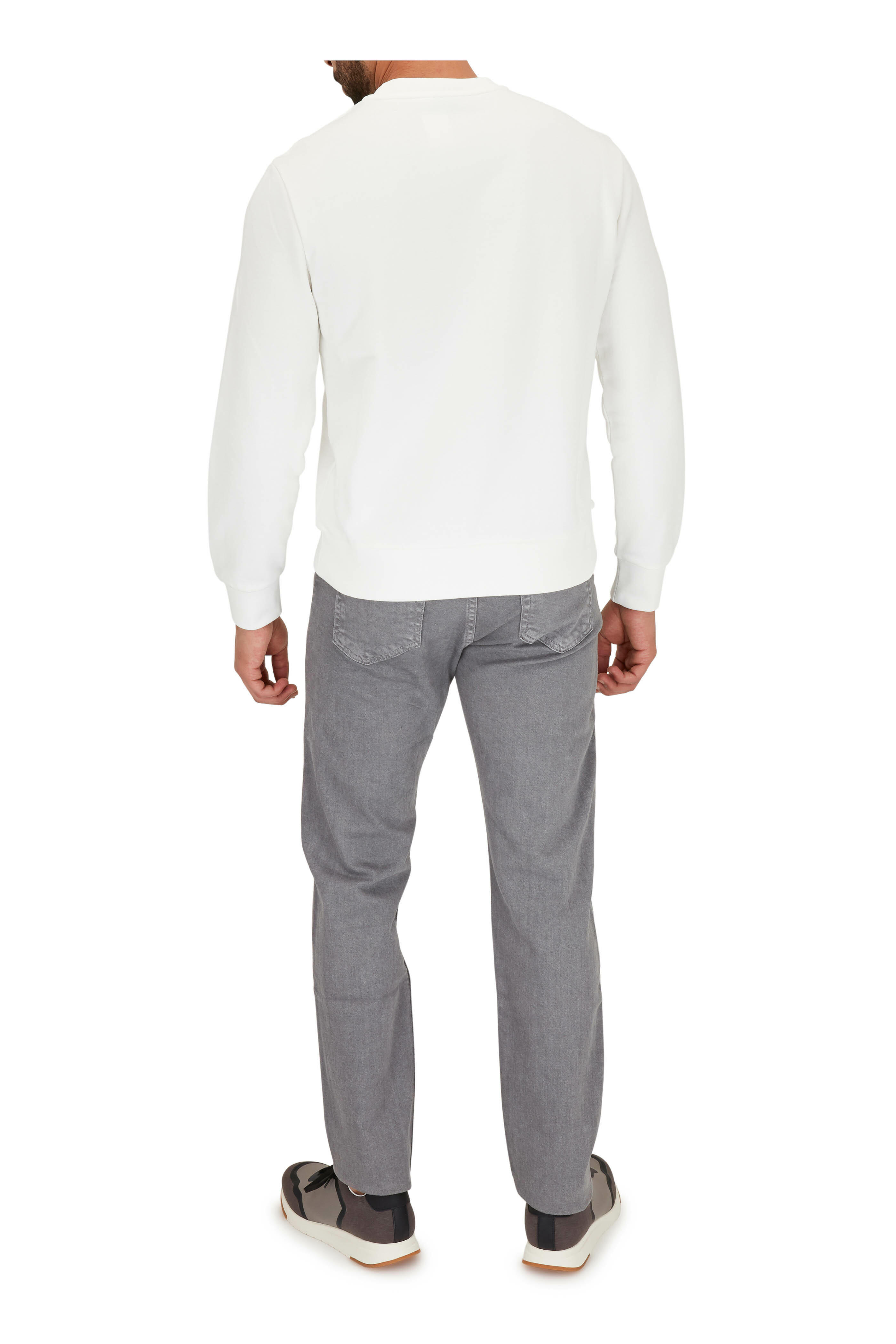 MONCLER モンクレール　クロップド　T ホワイト　14A MONCLER モンクレール Tシャツ 8C00002 89A17 メンズ クルー