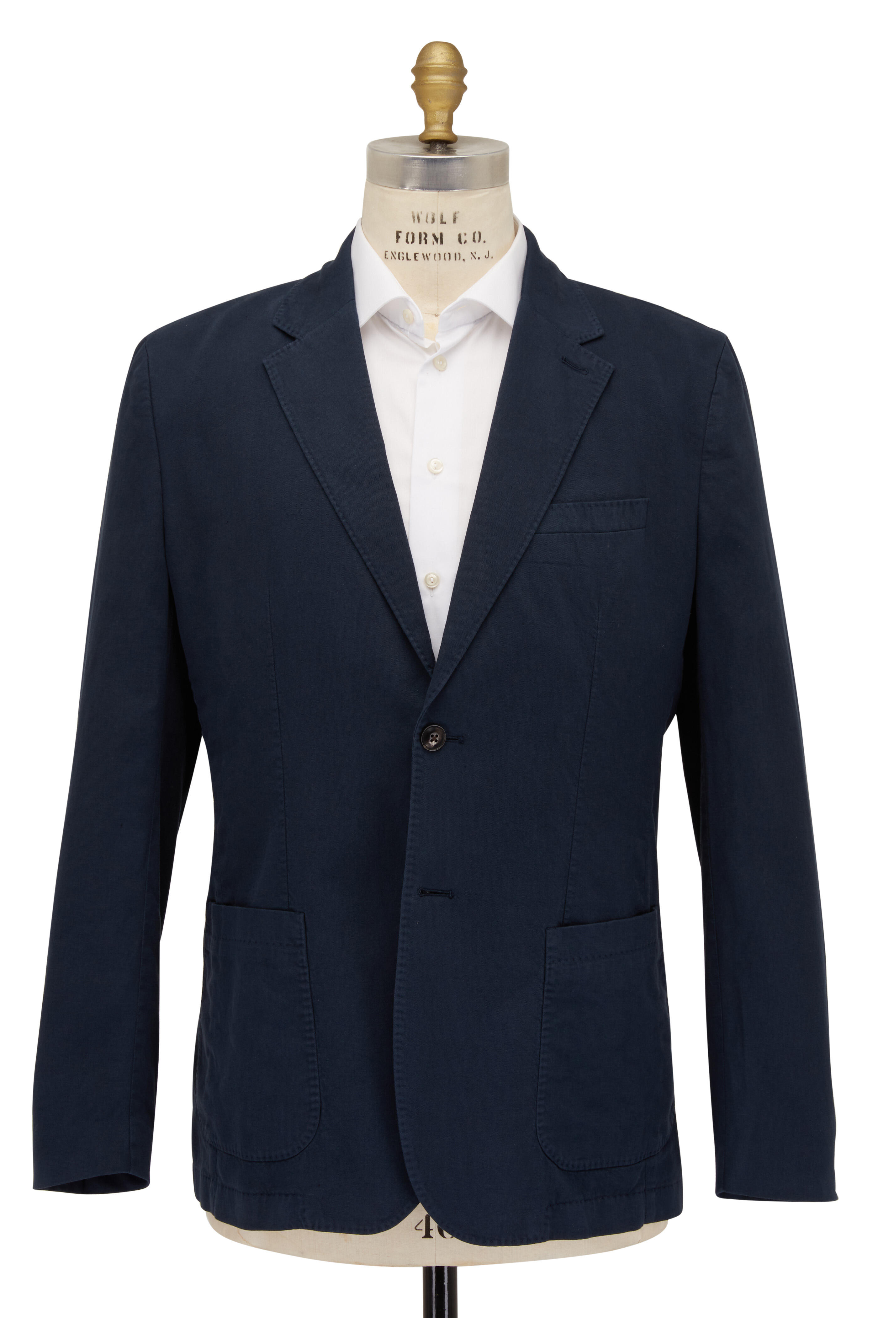Faherty Brand - Reserve Navy Cotton & Linen Blazer