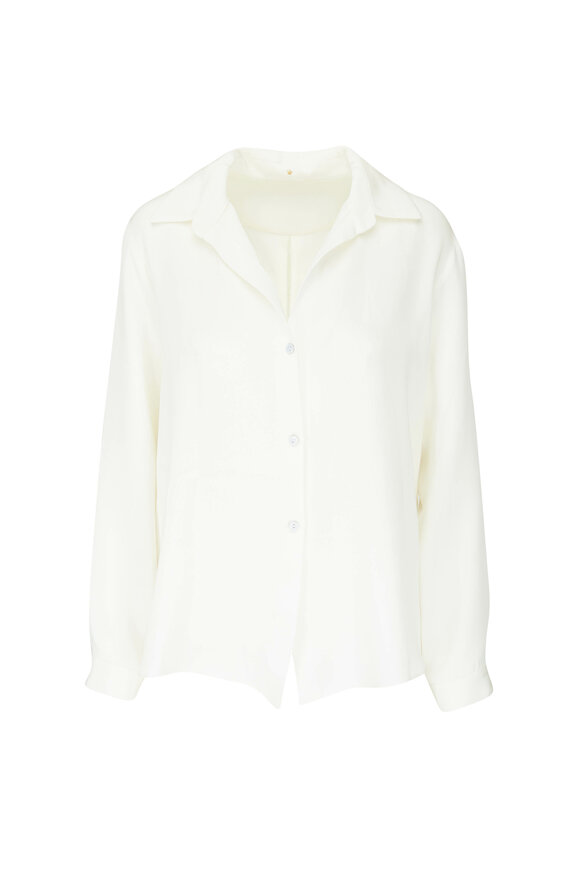 Peter Cohen - Jacky White 4-Ply Silk Shirt