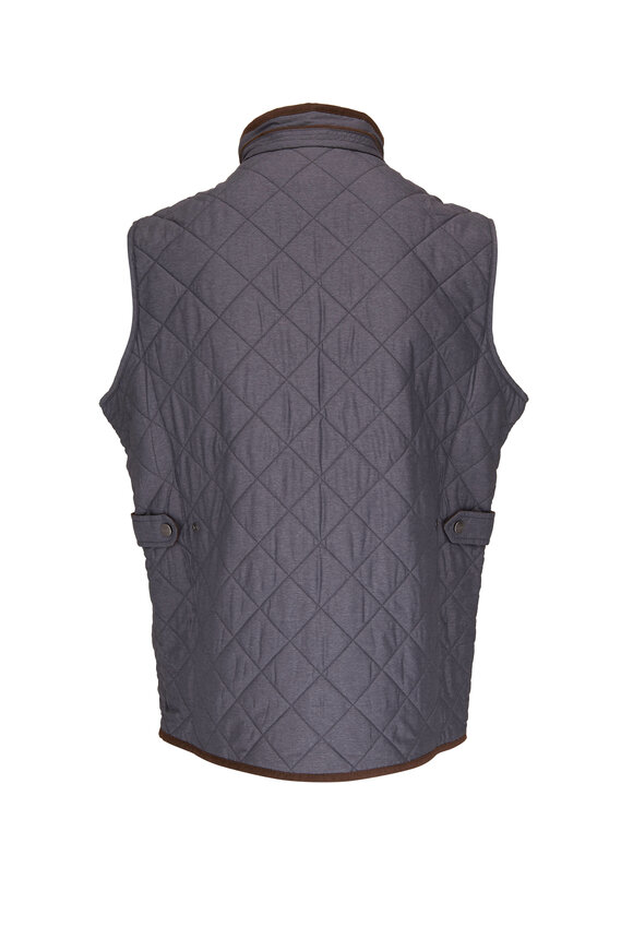 Peter Millar - Essex Iron Quilted Travel Vest