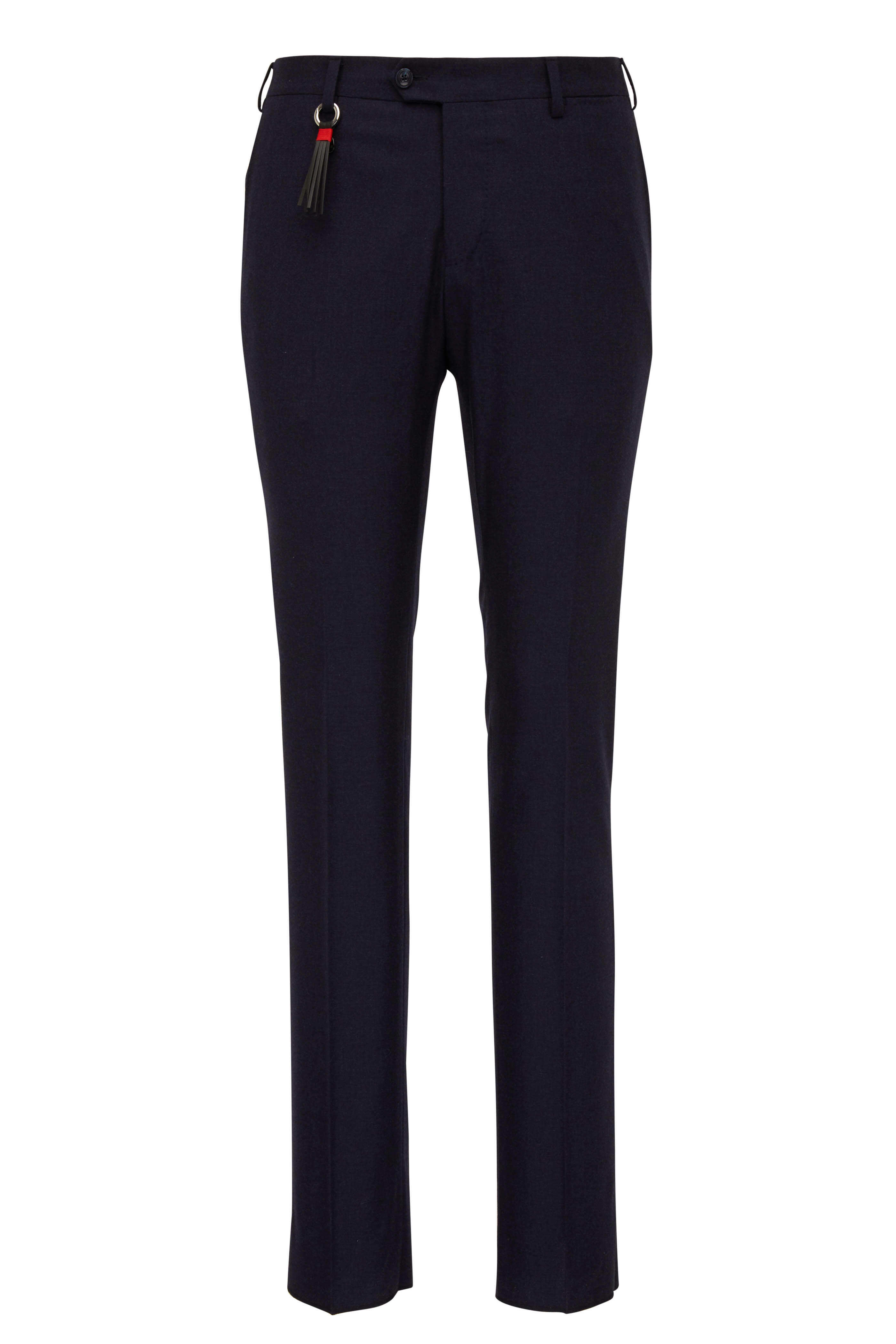 Marco Pescarolo - Dark Blue Stretch Cashmere Pant