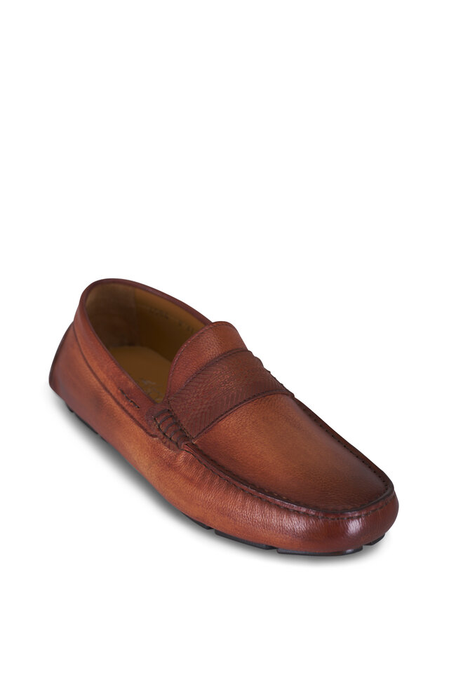 To Boot New York - Ocean Drive Dark Gray Suede Striped Driver display picture 1