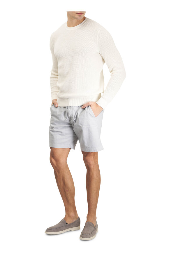 Faherty Brand Essential Rocky Gray Chino Shorts - view 5
