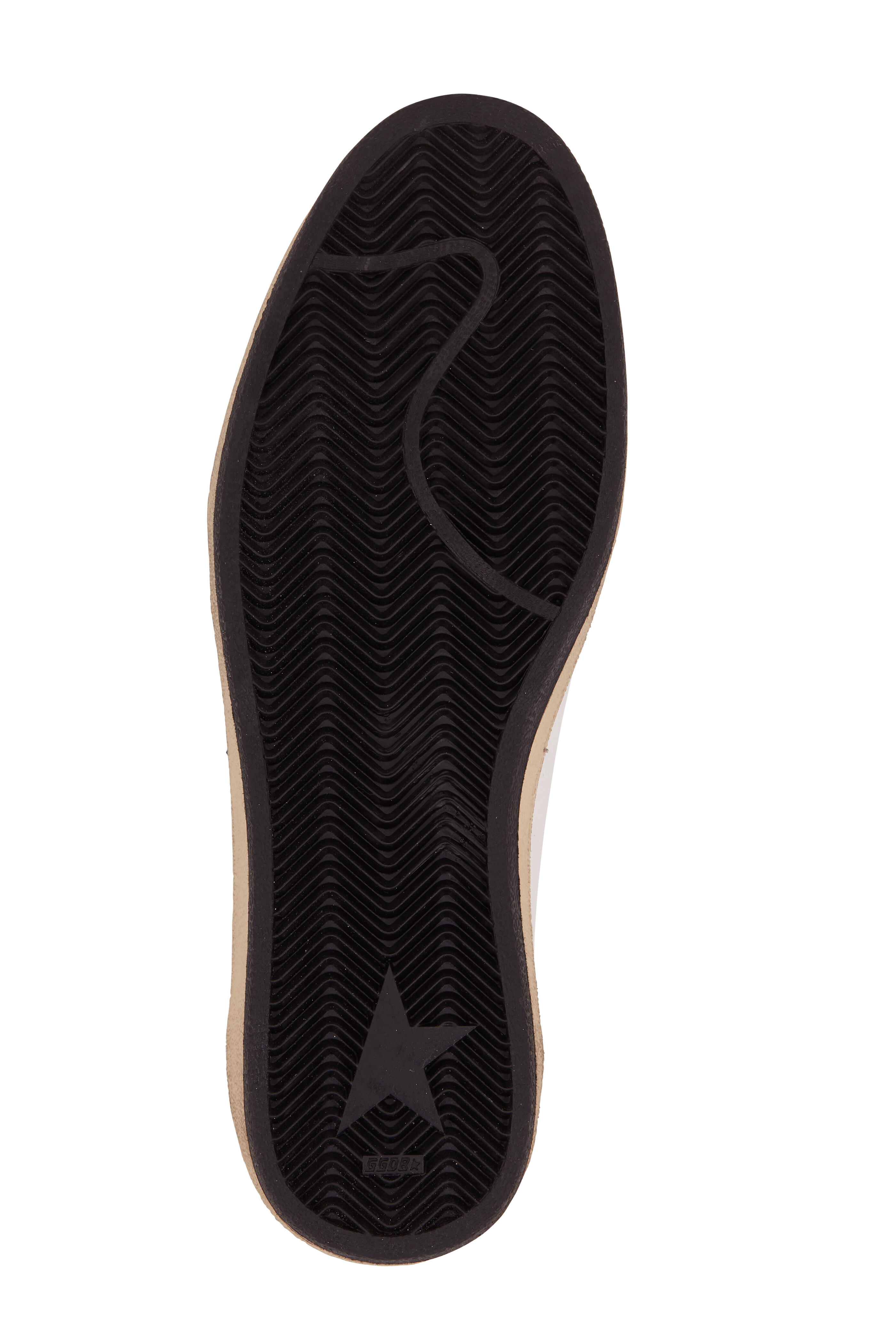 Golden Goose - Ball Star White Leather Blue Suede Star Sneaker