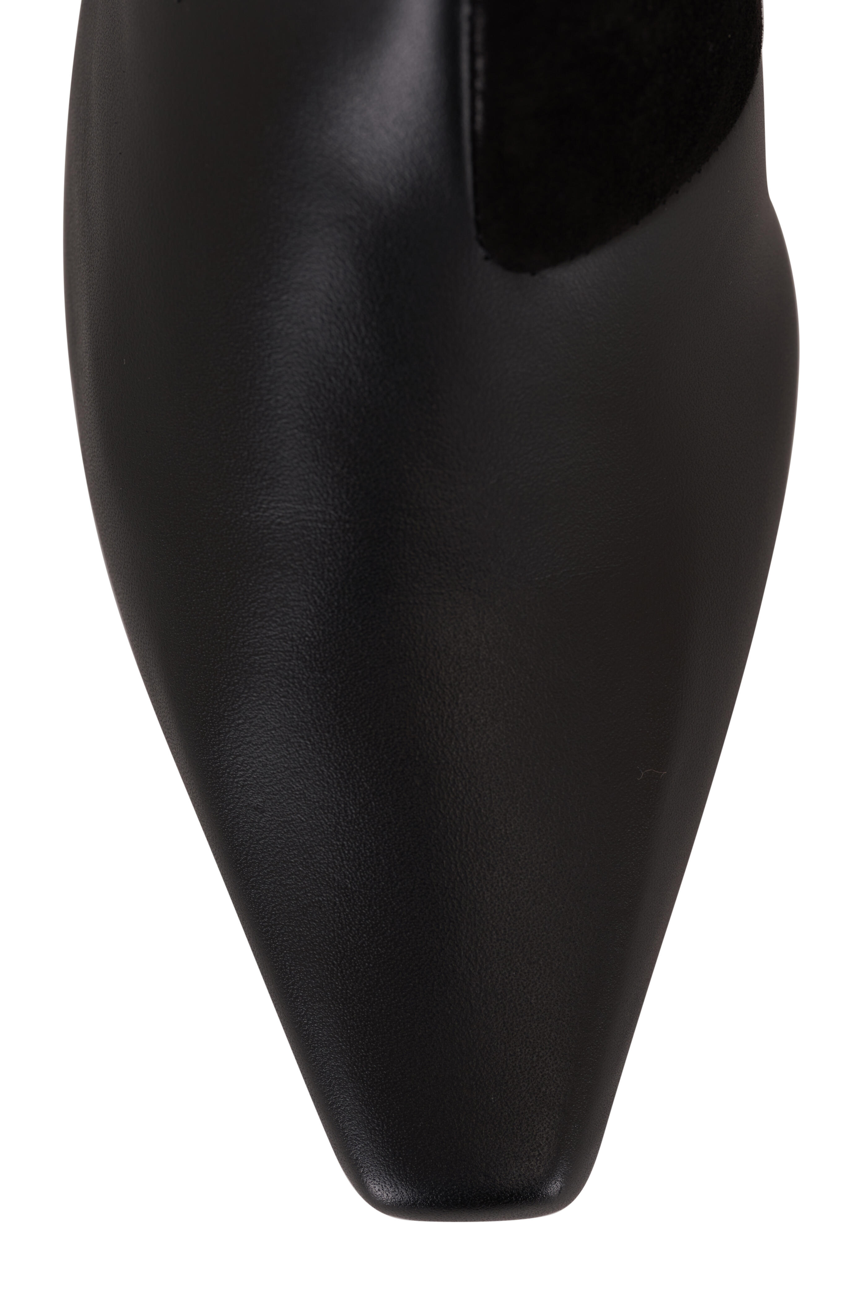 Totême - Slim Black Leather Knee High Boot, 25mm