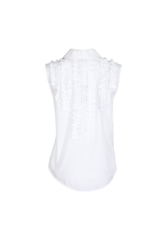 Lee Mathews Natural Charlotte Sleeveless Shirt - view 2