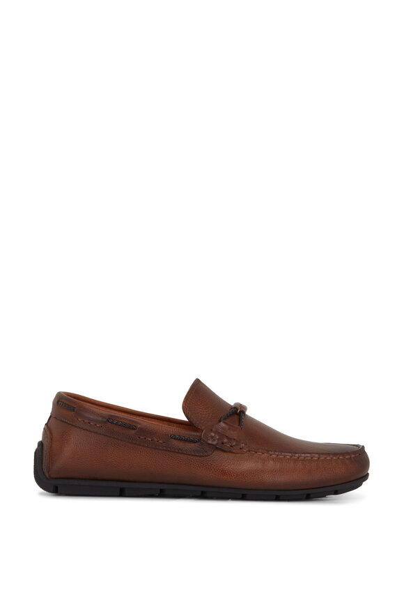 Martin Dingman - Bermuda Braid Bourbon Leather Loafer