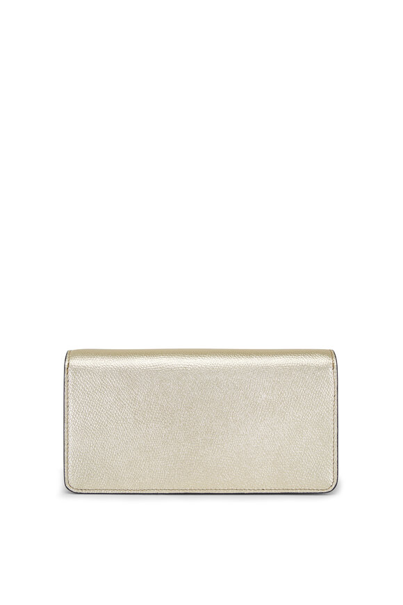 Valentino Garavani - Vlogo Platinum Metallic Chain Wallet