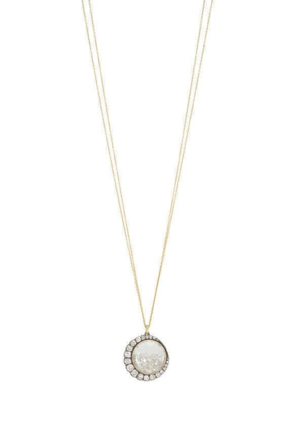 Renee Lewis 2 Chain Cresecent Shake Necklace