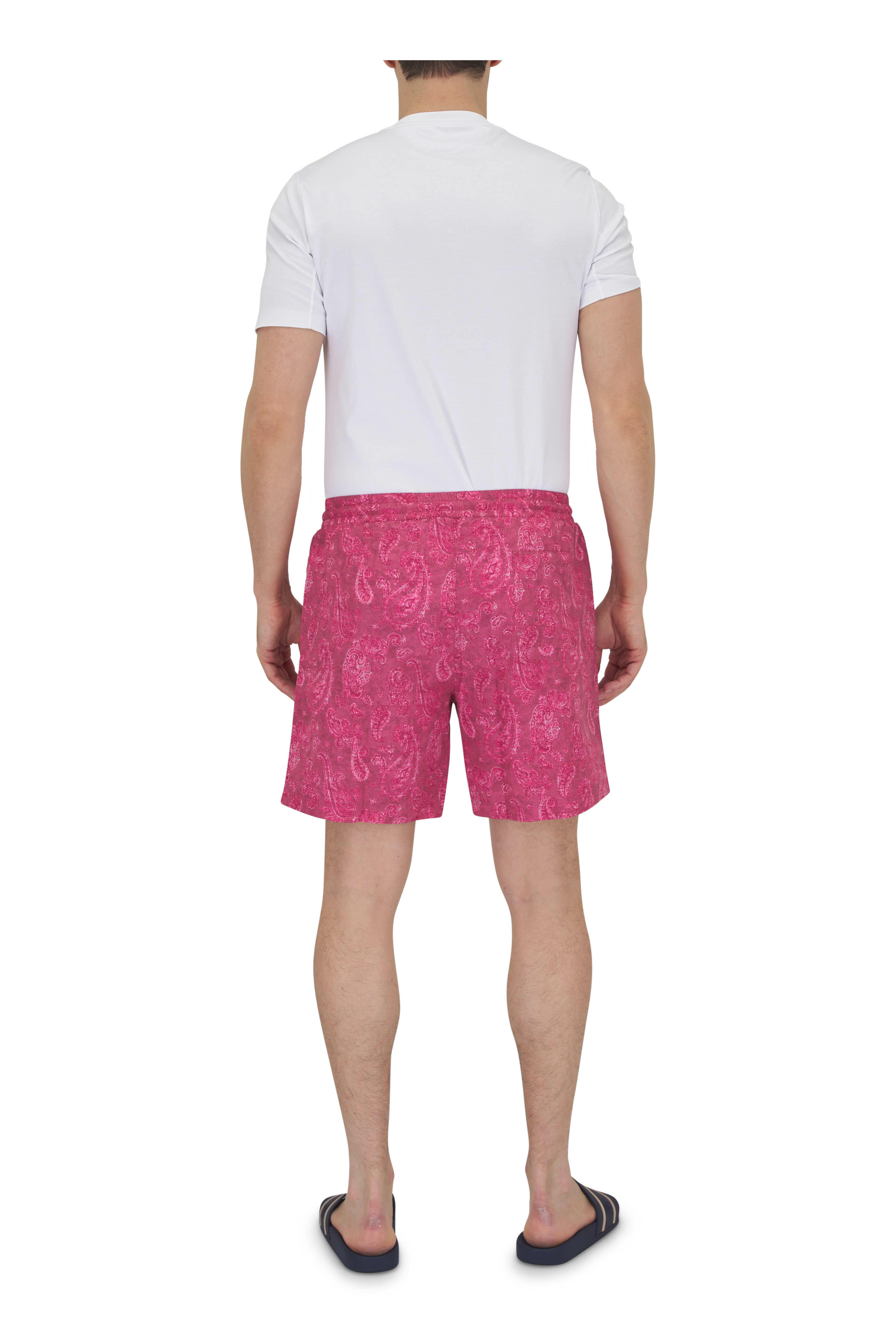 ボトムスその他 BRUNELLO CUCINELLI Herbarium Print silk pongee shorts Brunello Cucinelli Silk herbarium print pongee track shorts