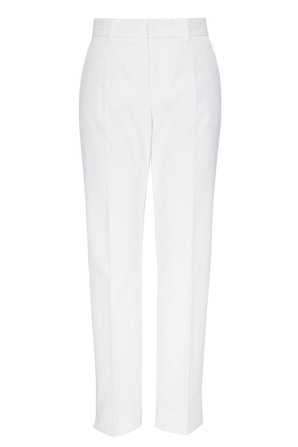 Bogner - Joy White Stretch Cotton Pant