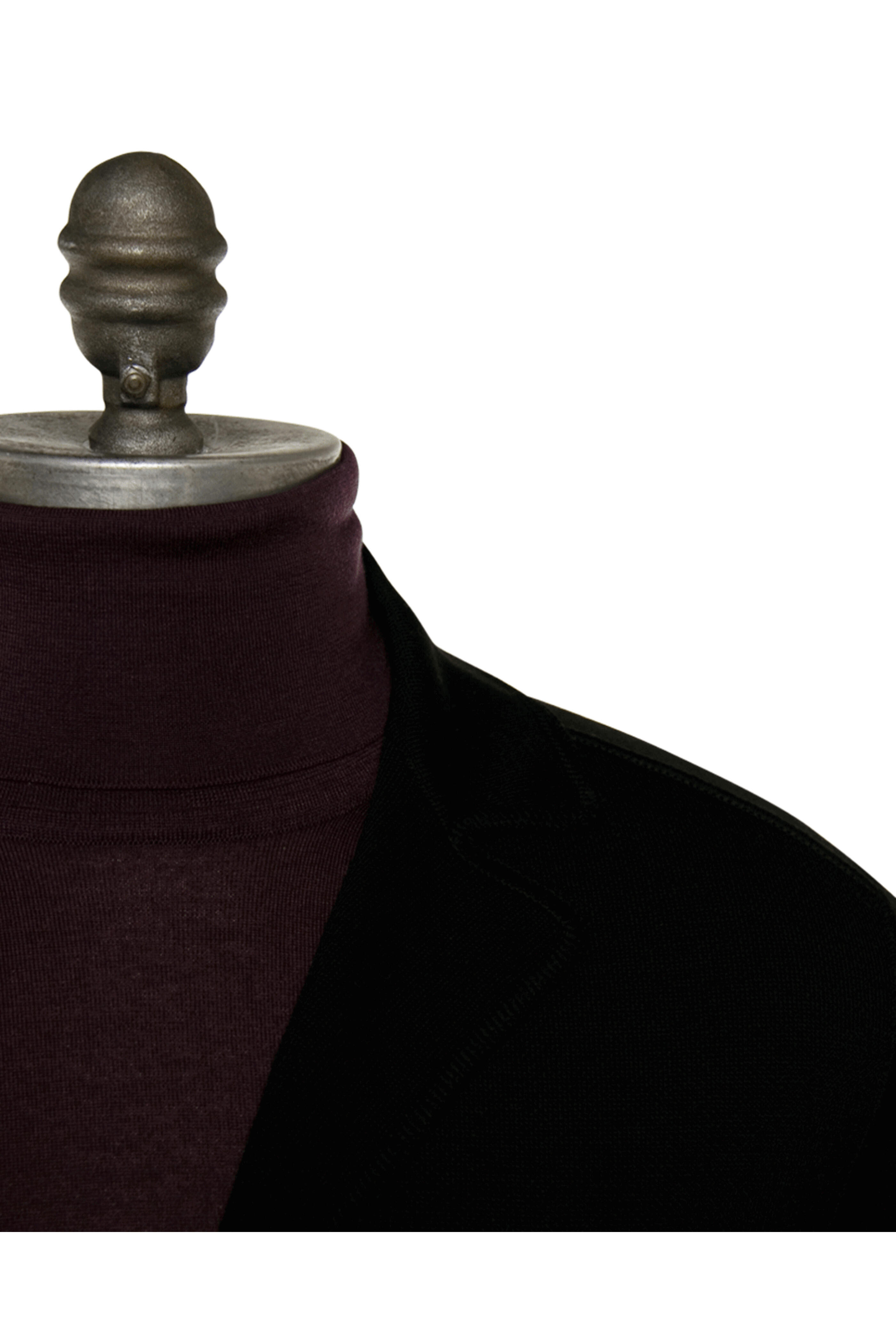 Maurizio Baldassari - Black Three Button Sweater Jacket