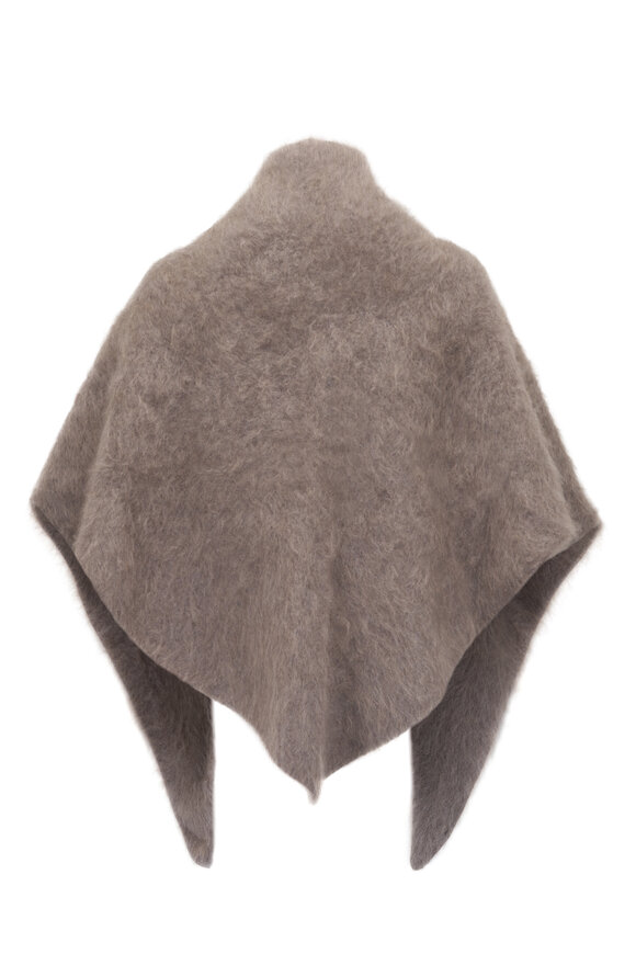 Lisa Yang Truffle Brushed Bandana Scarf - view 4