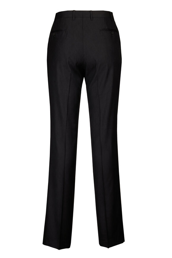 Canali Dark Charcoal Wool Dress Pant - view 2