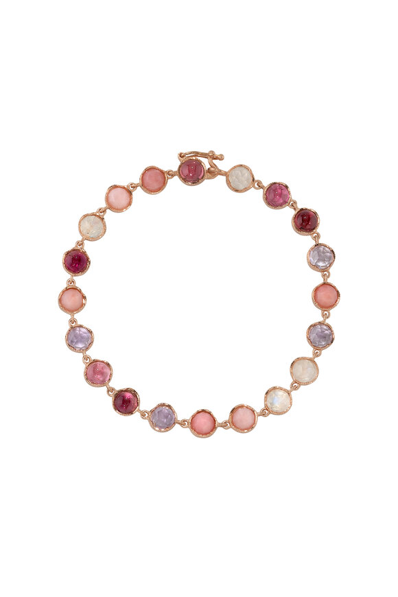 Irene Neuwirth Pink Tourmaline, Opal & Rainbow Moonstone Bracelet