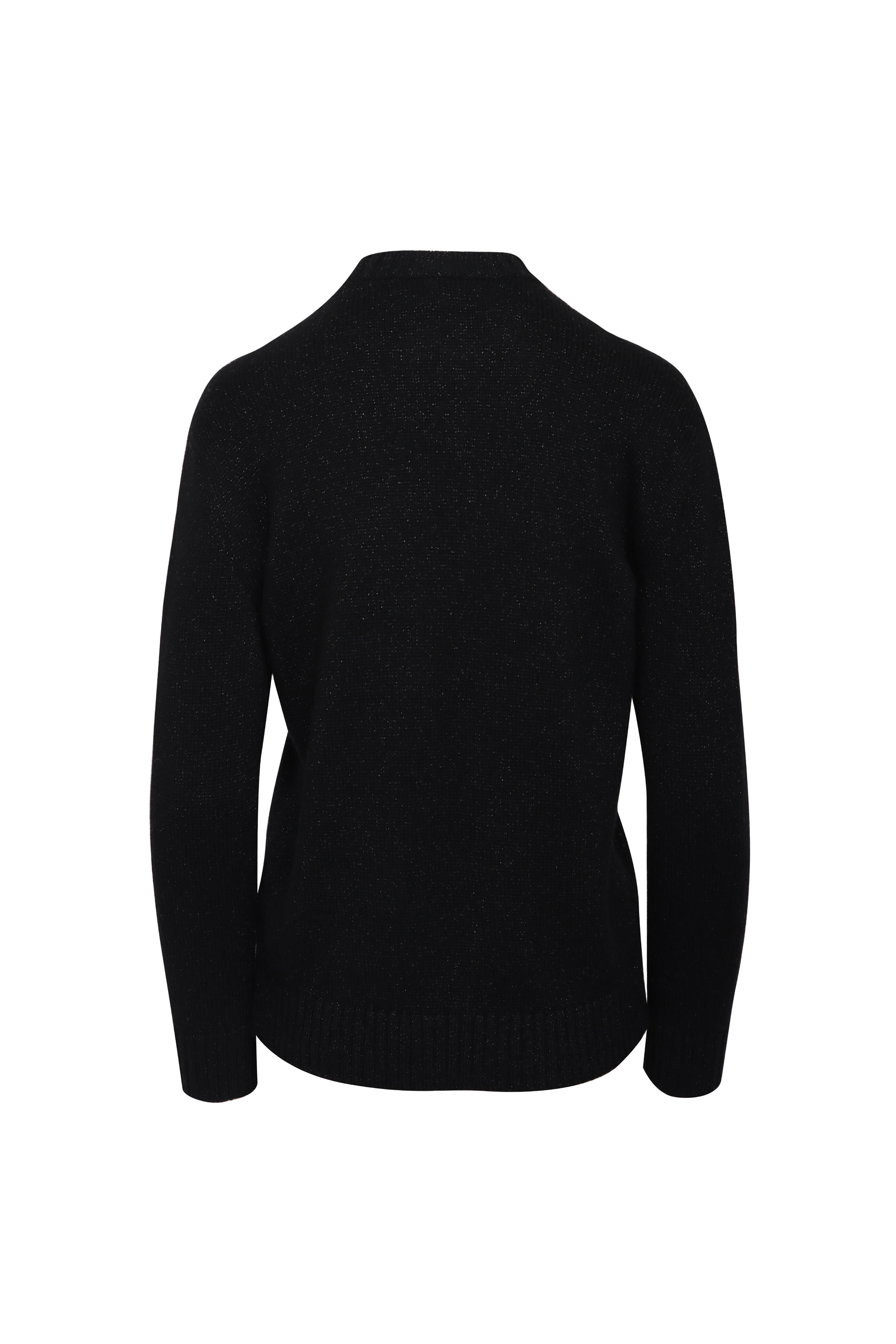 Ralph Lauren - Metallic Black Holiday Polo Bear Sweater