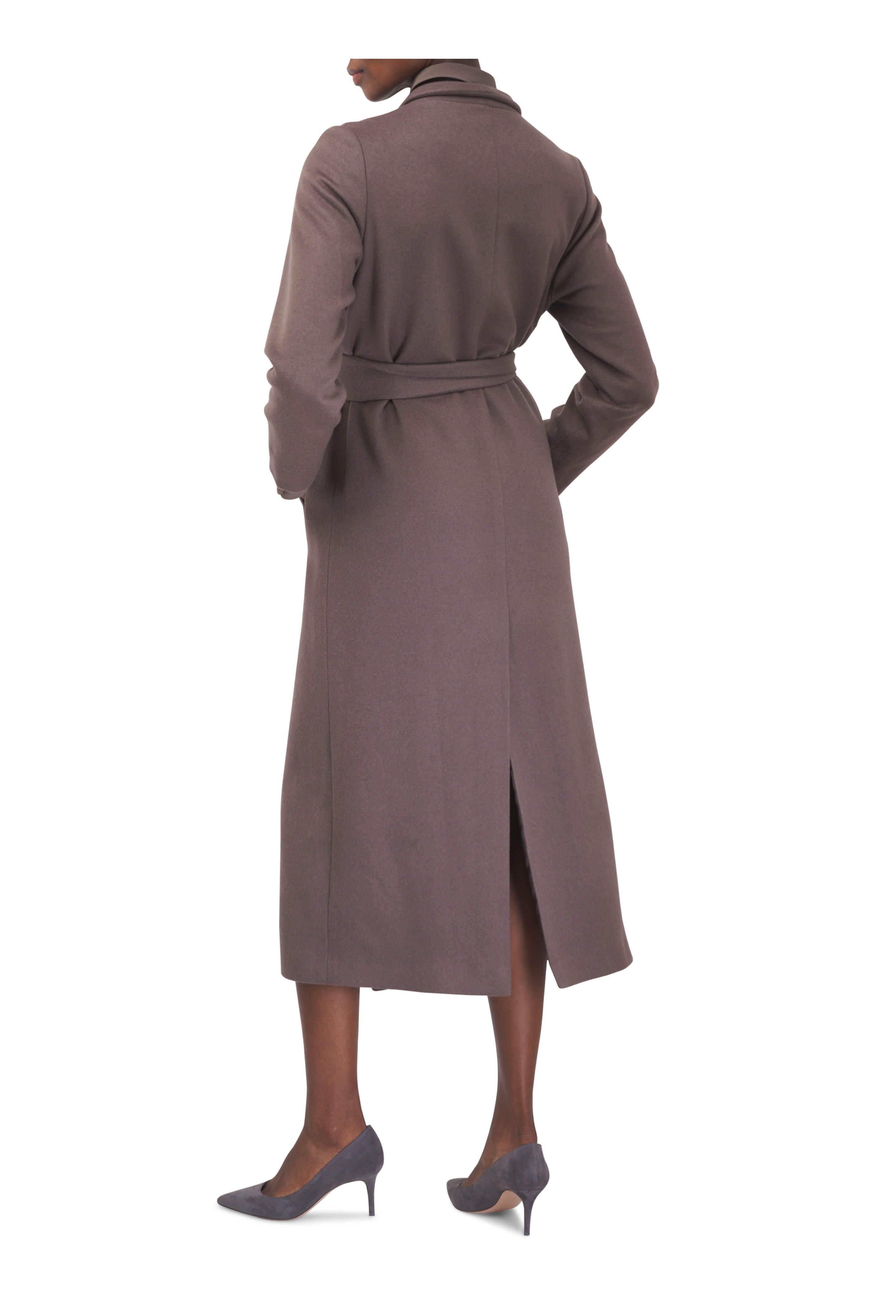 Kiton - Brown Belted Overcoat