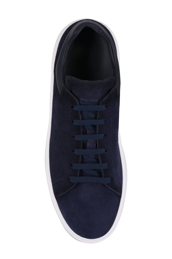 To Boot New York Rocco Navy Blue Suede Sneaker - view 4