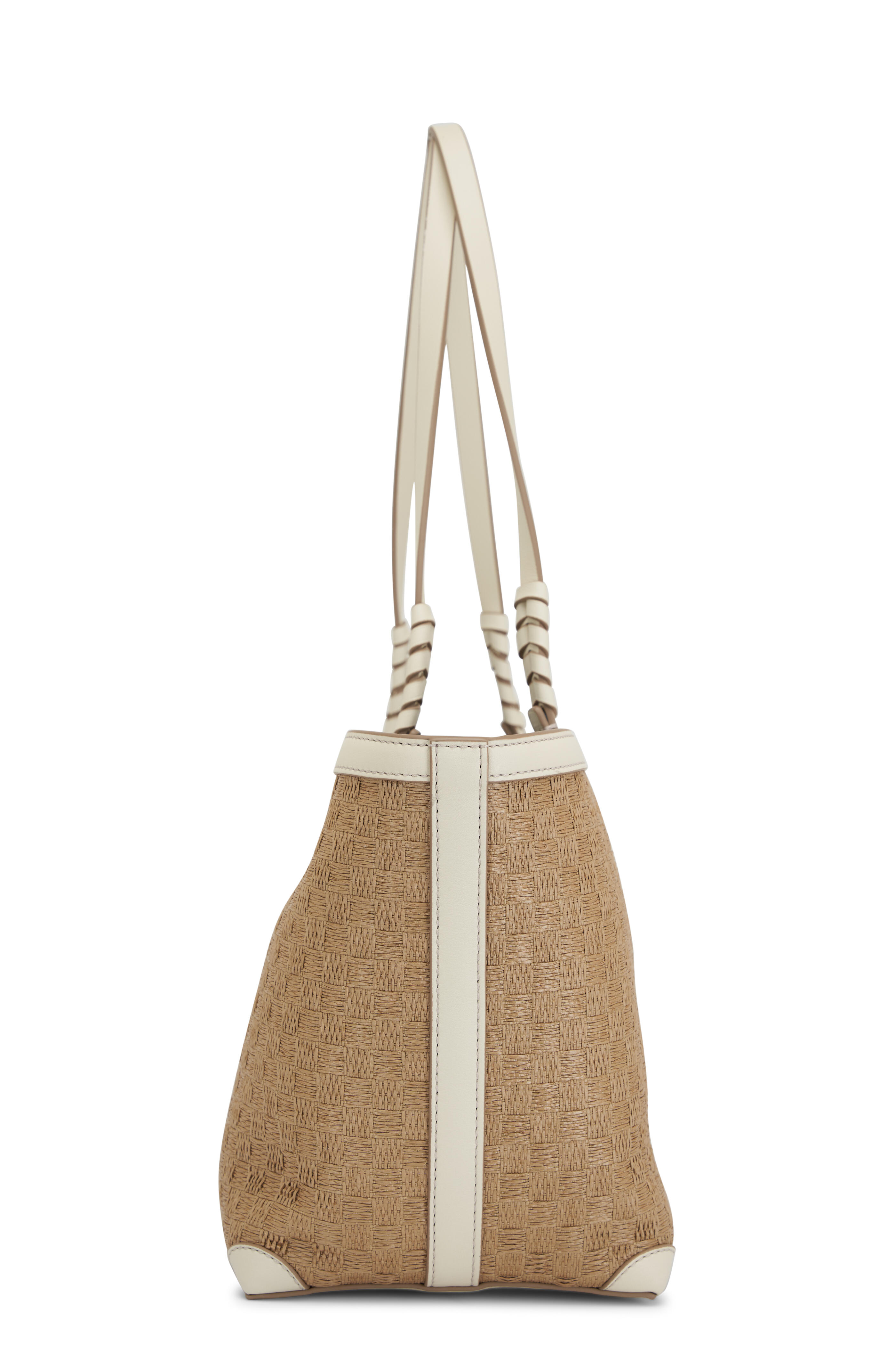 Métier - Cala 32 Sahara & White Sand Woven Shoulder Bag