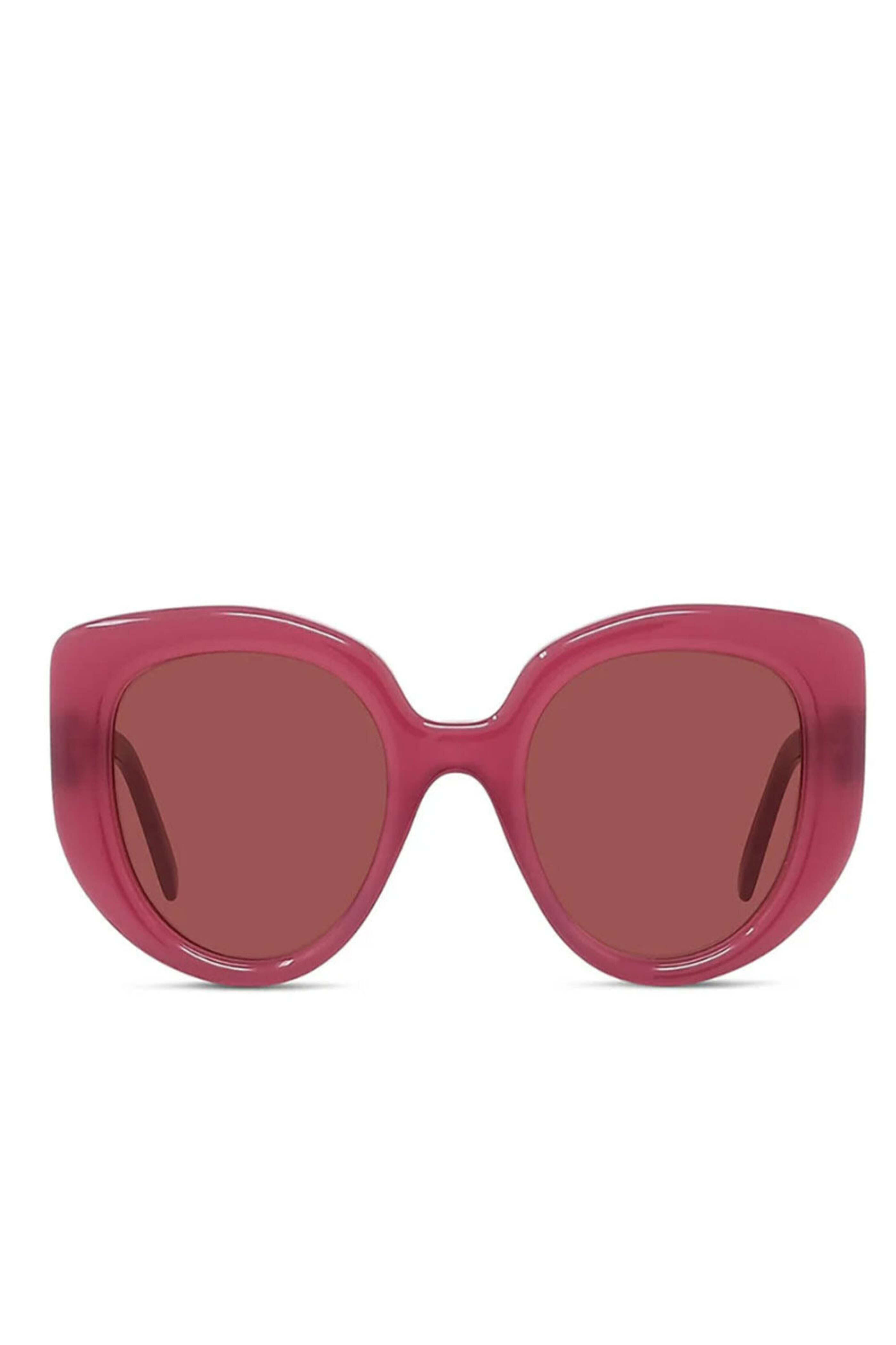 Loewe Sunglasses - Curvy Sunglasses in Cherry