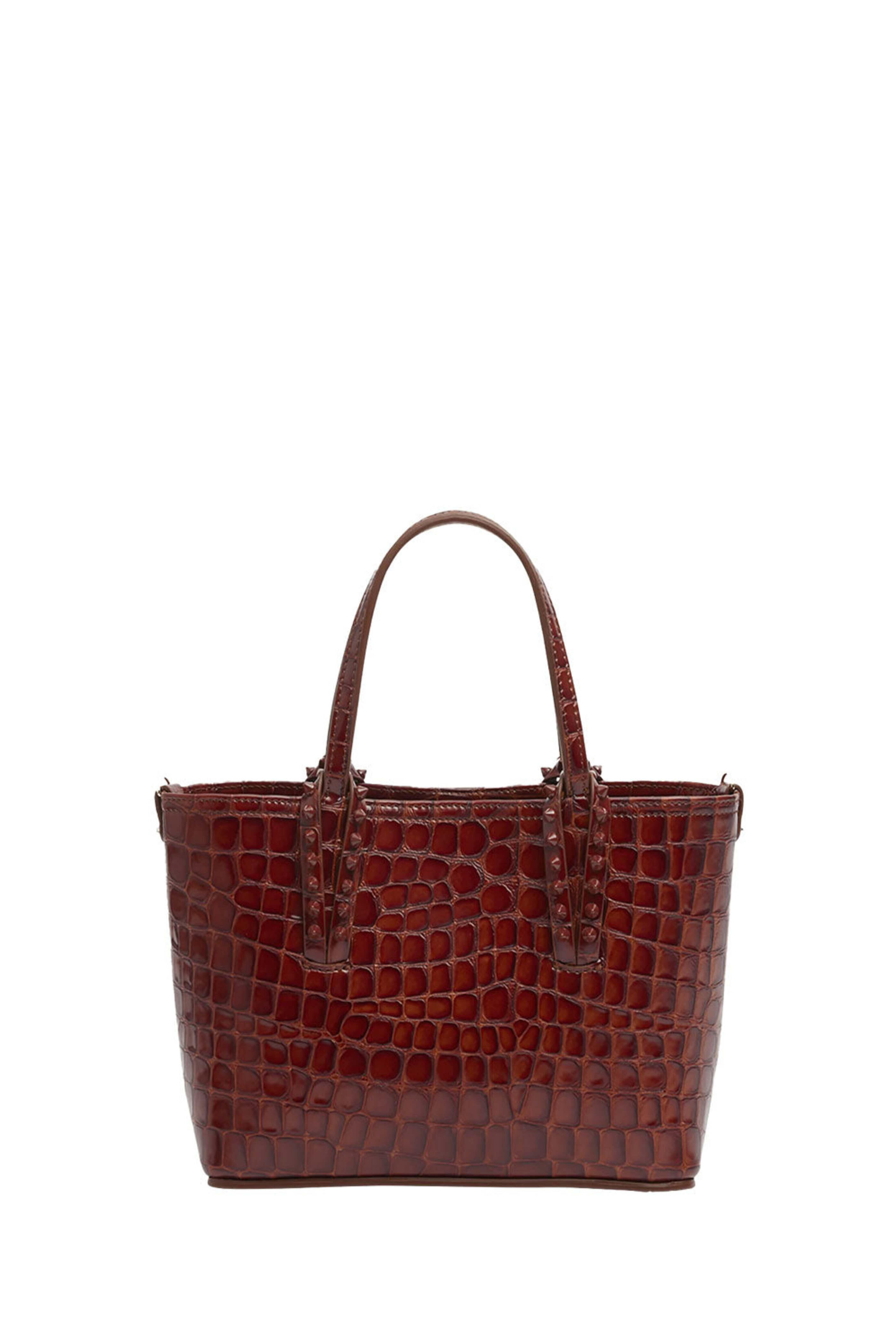 Christian Louboutin - Mini Cabata Alligator-Embossed Tote Bag