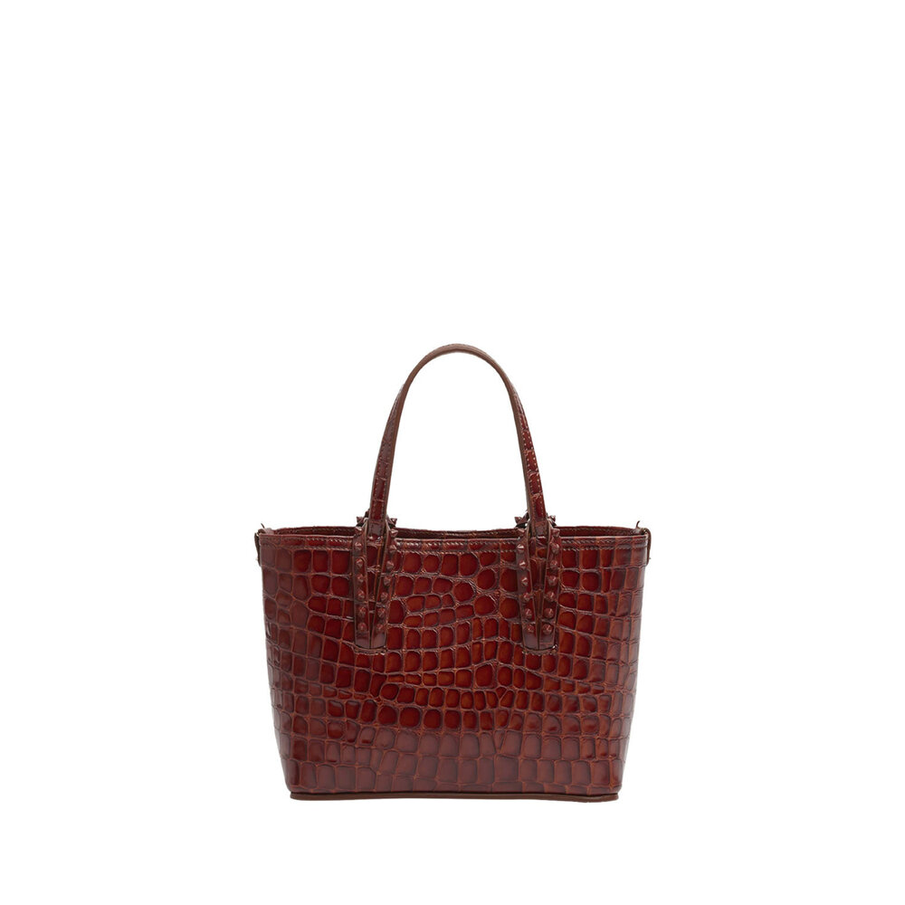 Christian Louboutin - Mini Cabata Alligator-Embossed Tote Bag
