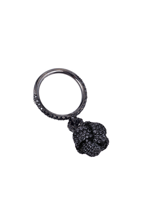 Mariani Nodi Black Diamond Knot Ring